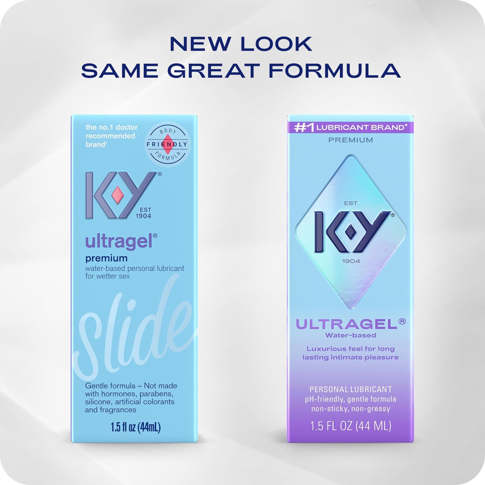 K-Y Ultragel Water-Based Lube 1.5oz for Men Women and Couples