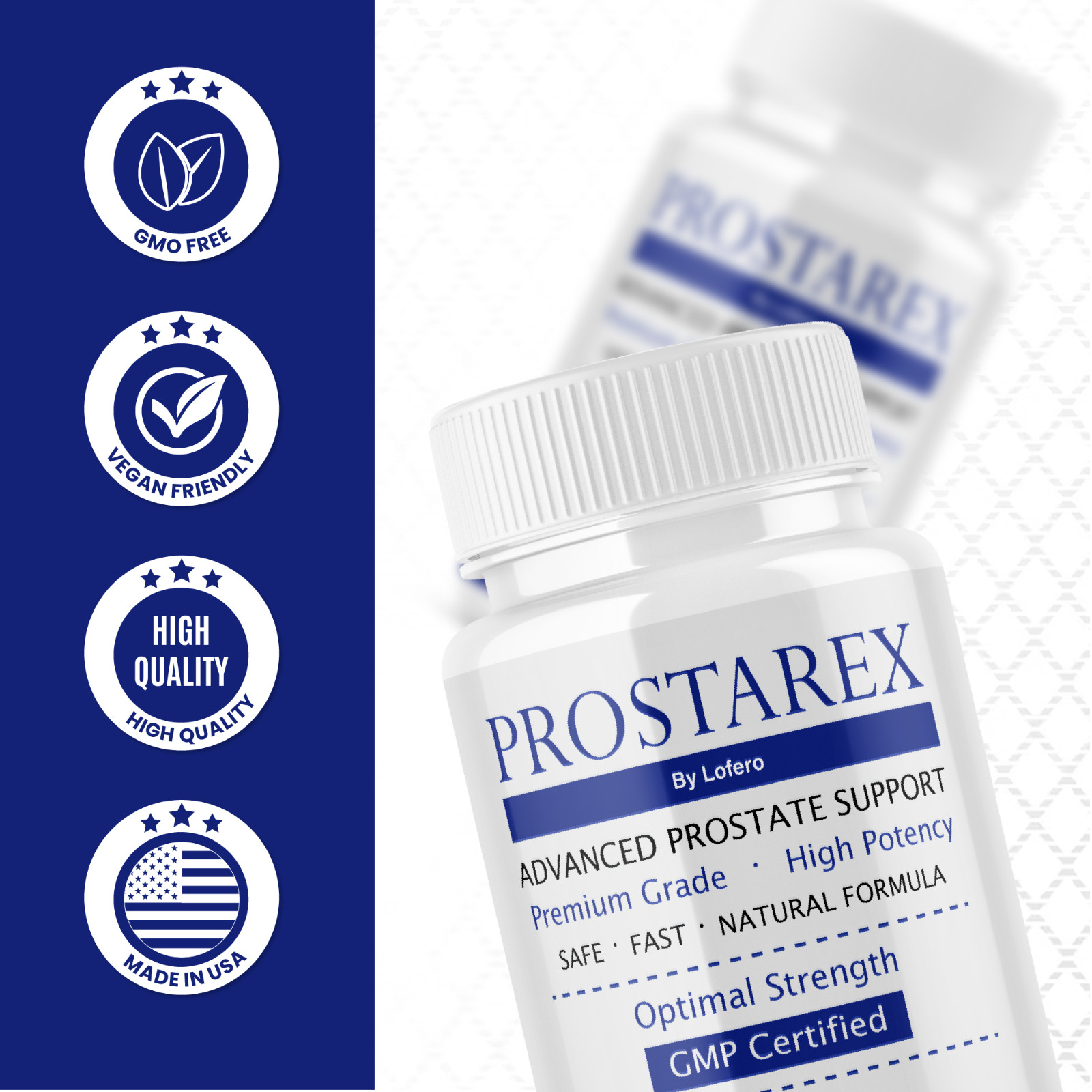 (5 Pack) Prostarex Capsules Prostate Supplements For Men Supports Health (300ct)