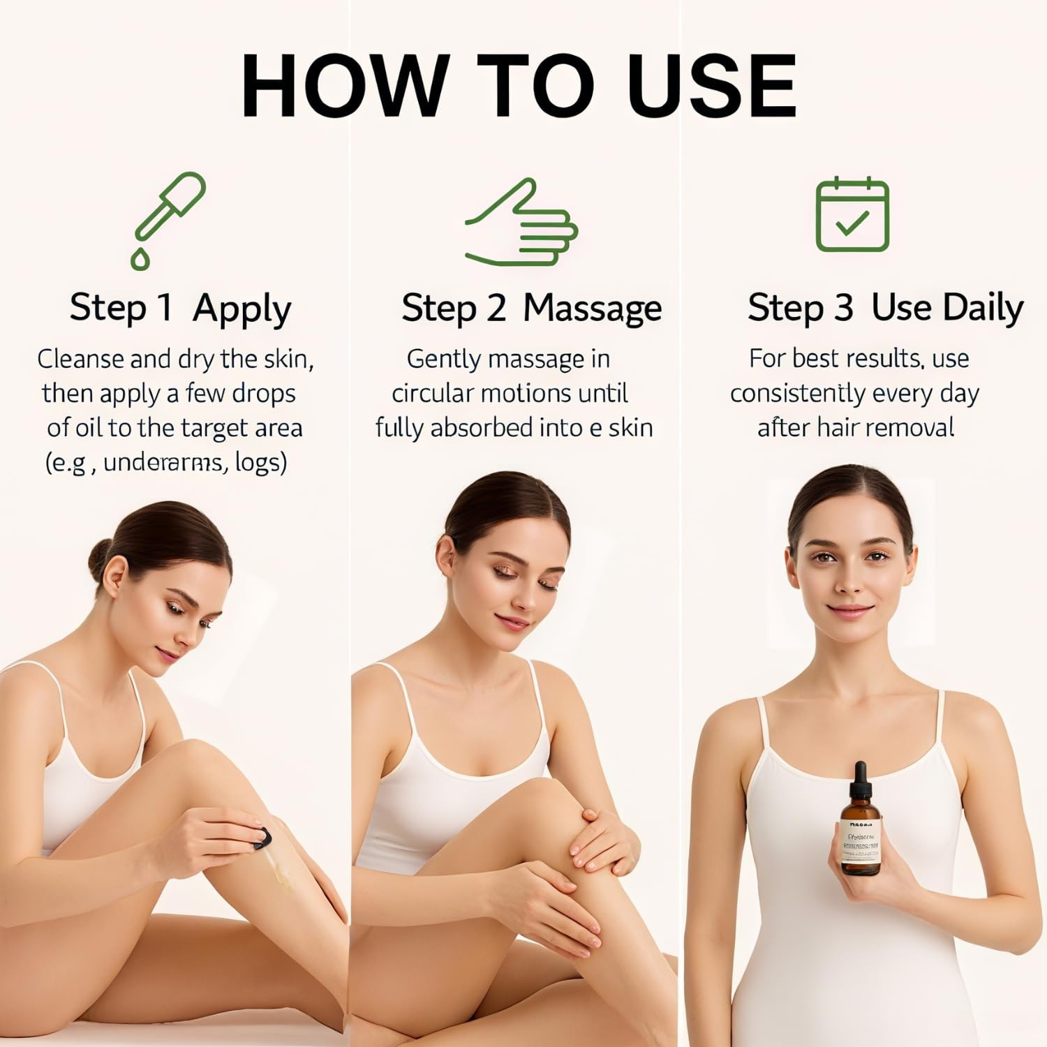 Cyperus Rotundus Oil for Hair Removal 2 PACKS – 100% Pure Natural Cyprus Oil
