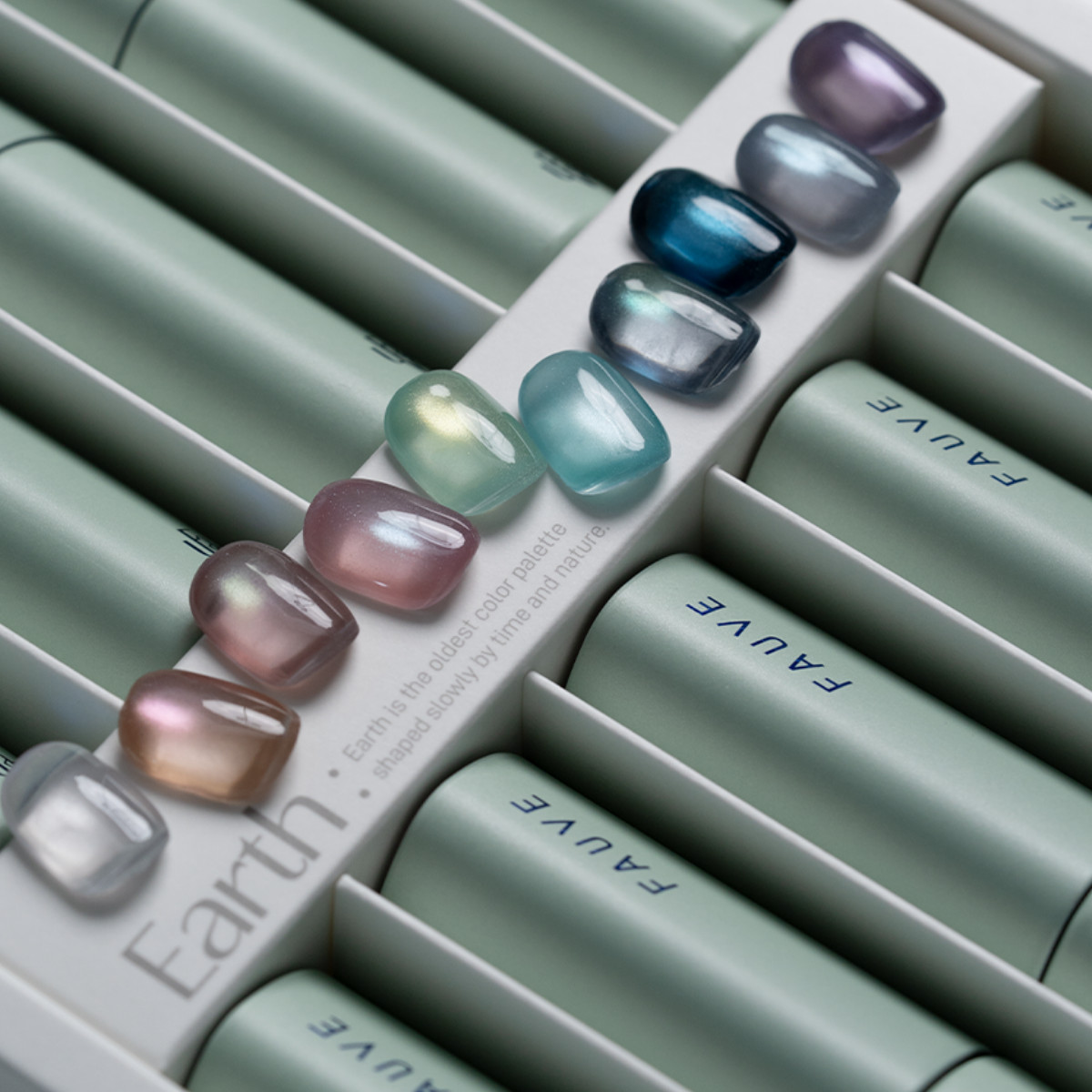 Fauve Gel Earth Magnet Gel Soak Off Nail Gel K-Beauty