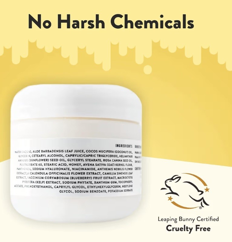 Lot Of 2 ECZEMA HONEY Soothing Facial Cream-Natural Dry Skin Repair Lotion 2 Oz