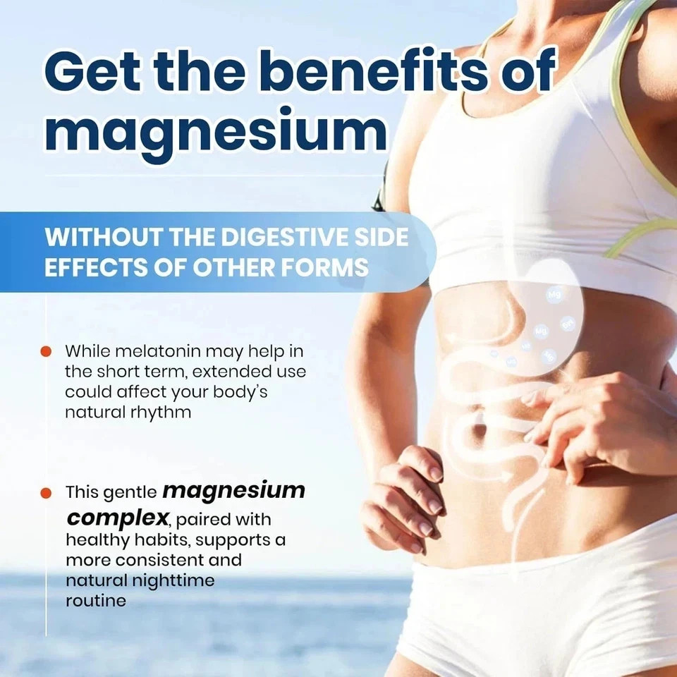 VEV DeepCalm Magnesium Complex 3 Pack 360 Capsules Ashwagandha L-Theanine