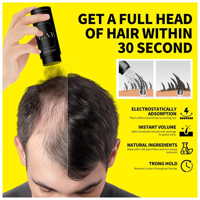 SEVICH Hair Building Fiber Hair Loss Concealer Refill Pack 25g 50g 100g FROM USA