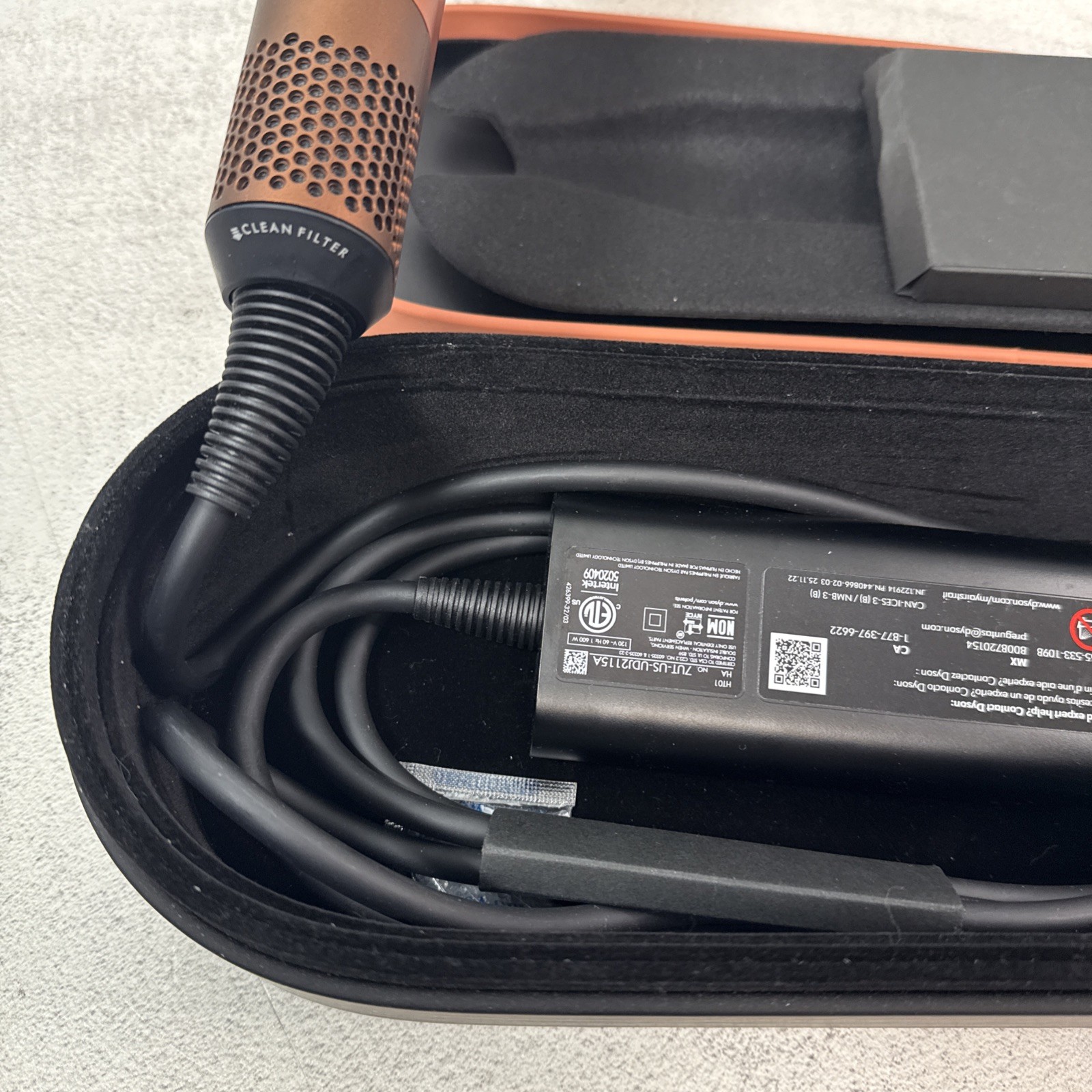Dyson Airstrait Electric Hair Straightener Amber Silk Special Edition