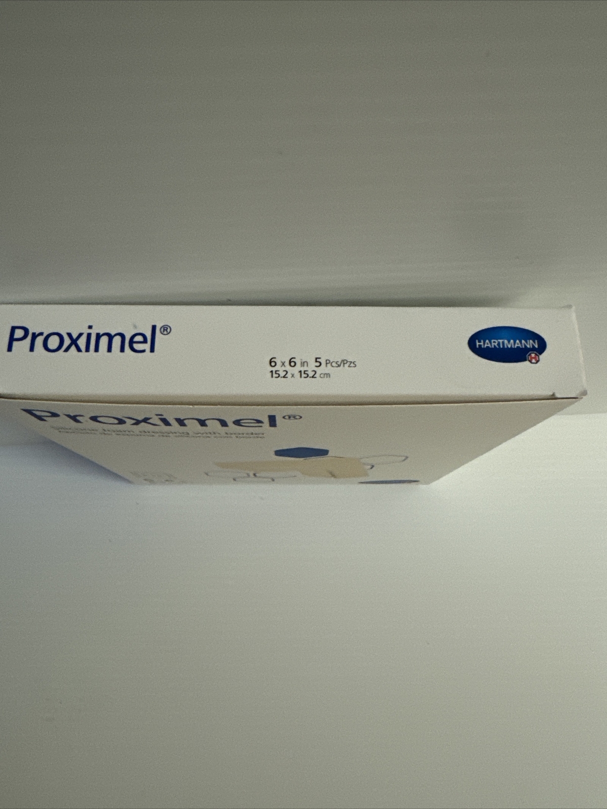 Proximel Silicone Foam Dressing With Border 6×6 In 5 Pack Hartmann Dated 01/2025