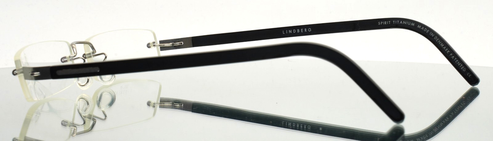 LINDBERG Spirit 2227 T500 K24M P10 Pewter Black Unisex Eyeglasses 54-16-135 B:20