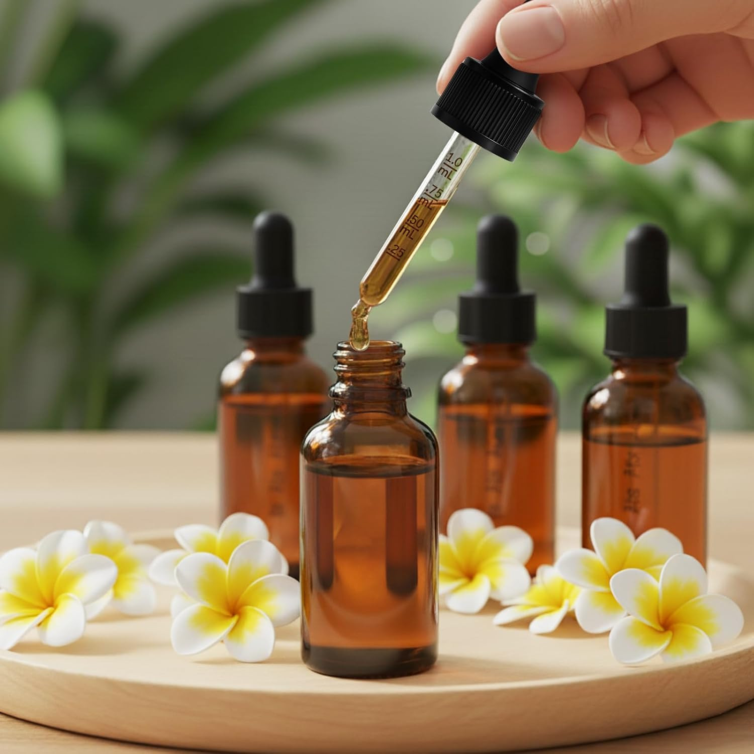12 Pack, 1 Oz Tincture Bottles with Dropper, Amber Glass Dropper Bottle Leakproo