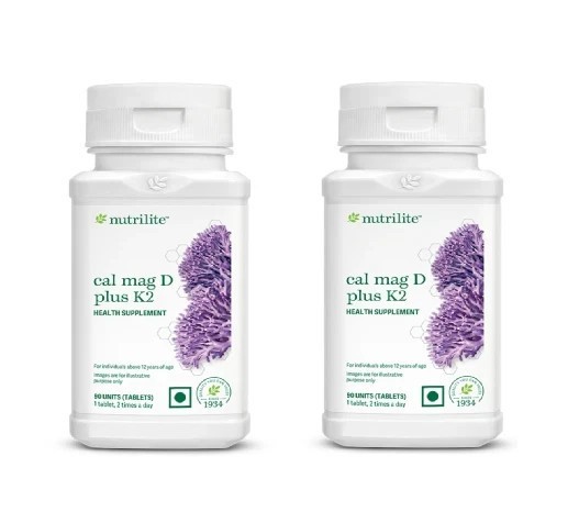 Cal Mag D Plus K2 Tablet(Pack of 2)| Support bone health, immune, Overall Health