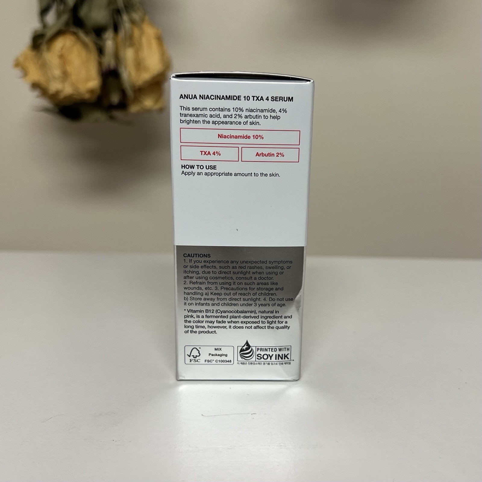 Anua Niacinamide 10% + TXA 4% Dark Spot Correcting Serum 30 ml K-Beauty Skincare