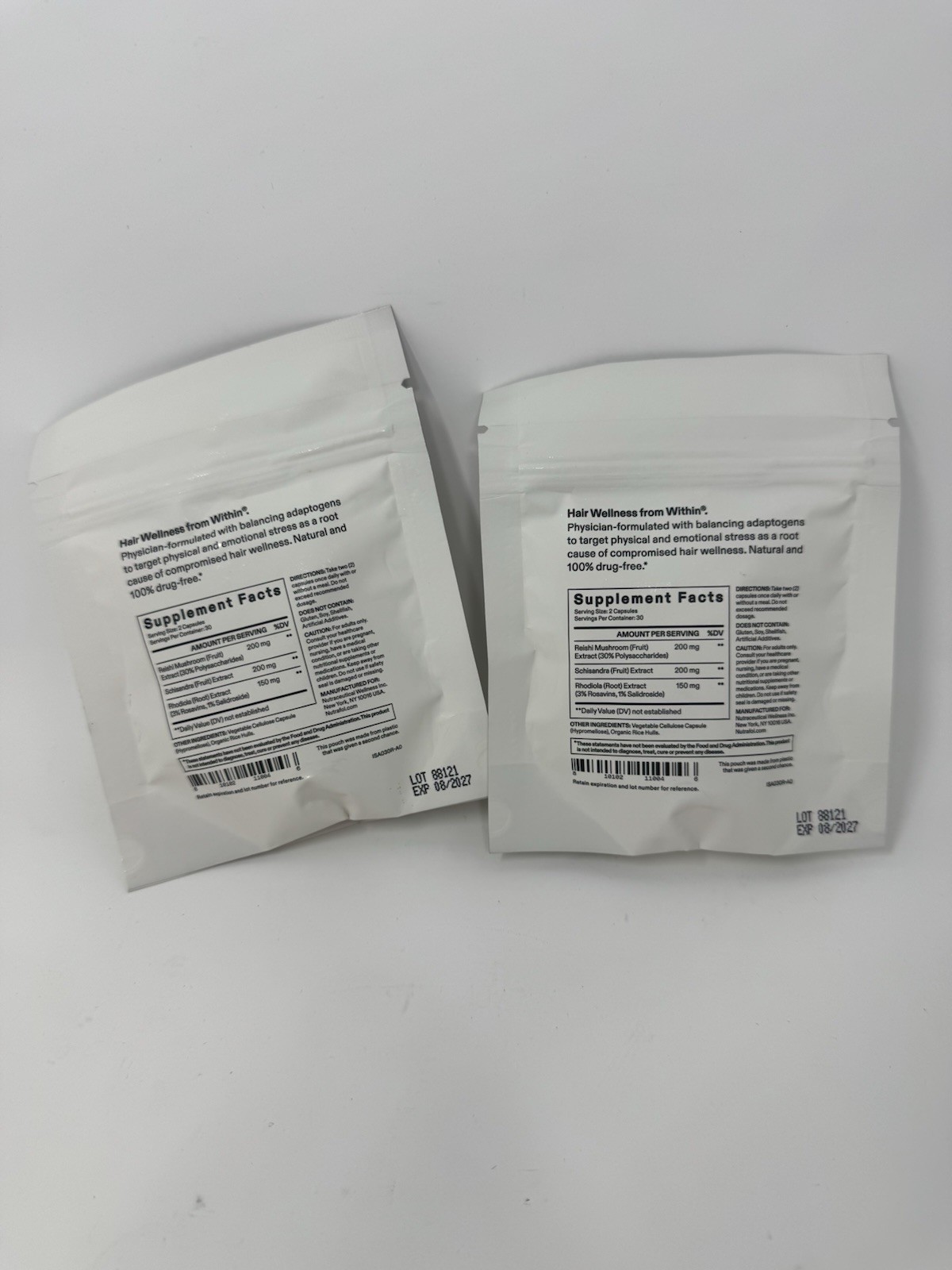 New NUTRAFOL Stress Adaptogen Hair Wellness Booster – 120 CAPSULES Exp 08/27