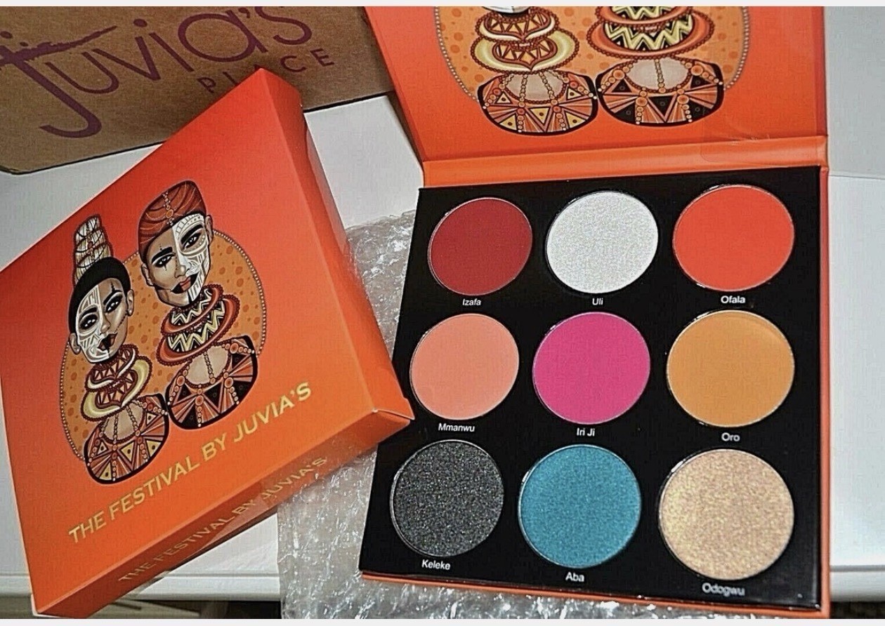 Juvia’s Place The Festival Eyeshadow Palette Pressed Powder Shimmer 1.14oz