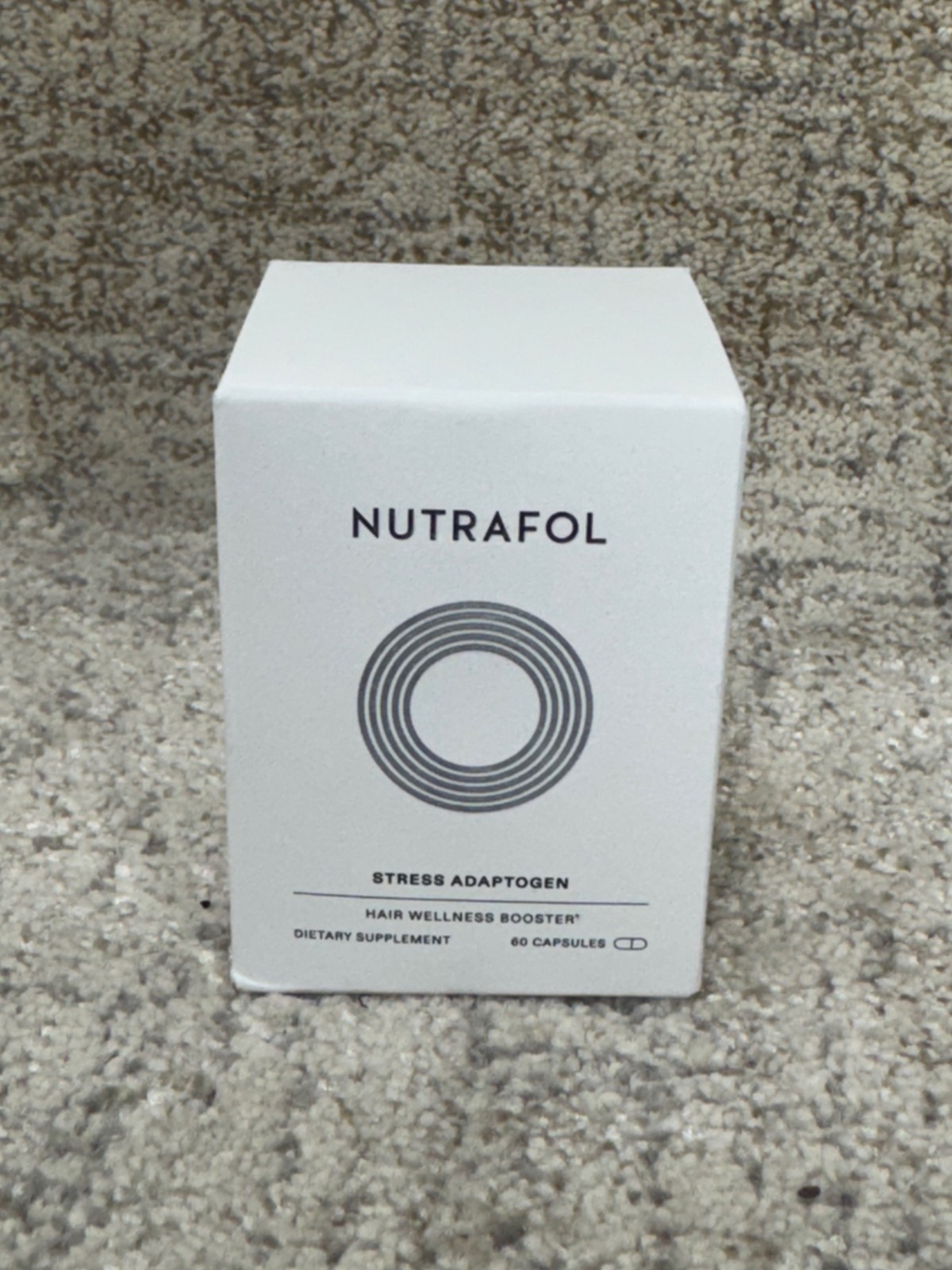 Nutrafol Stress Adaptogen Hair Wellness Booster Supplement 60 Capsules Sealed