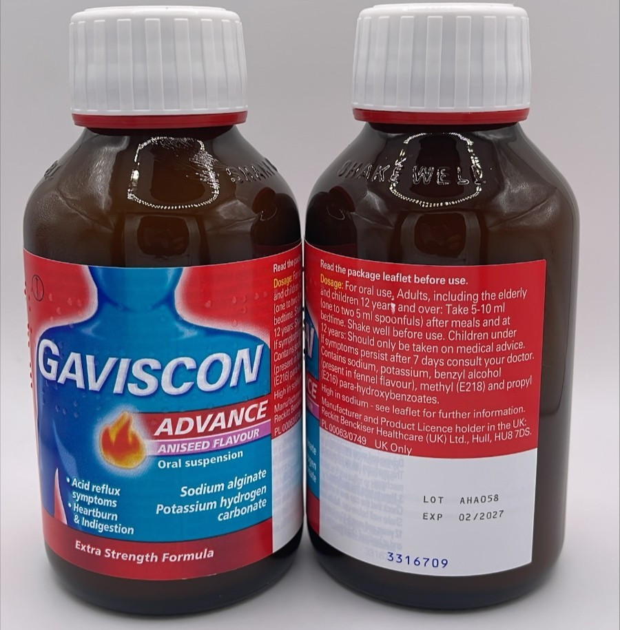 2 PACK OF GavI$con Advance Aniseed (250ML) – FREE DELIVERY – EXP – (02/2027)