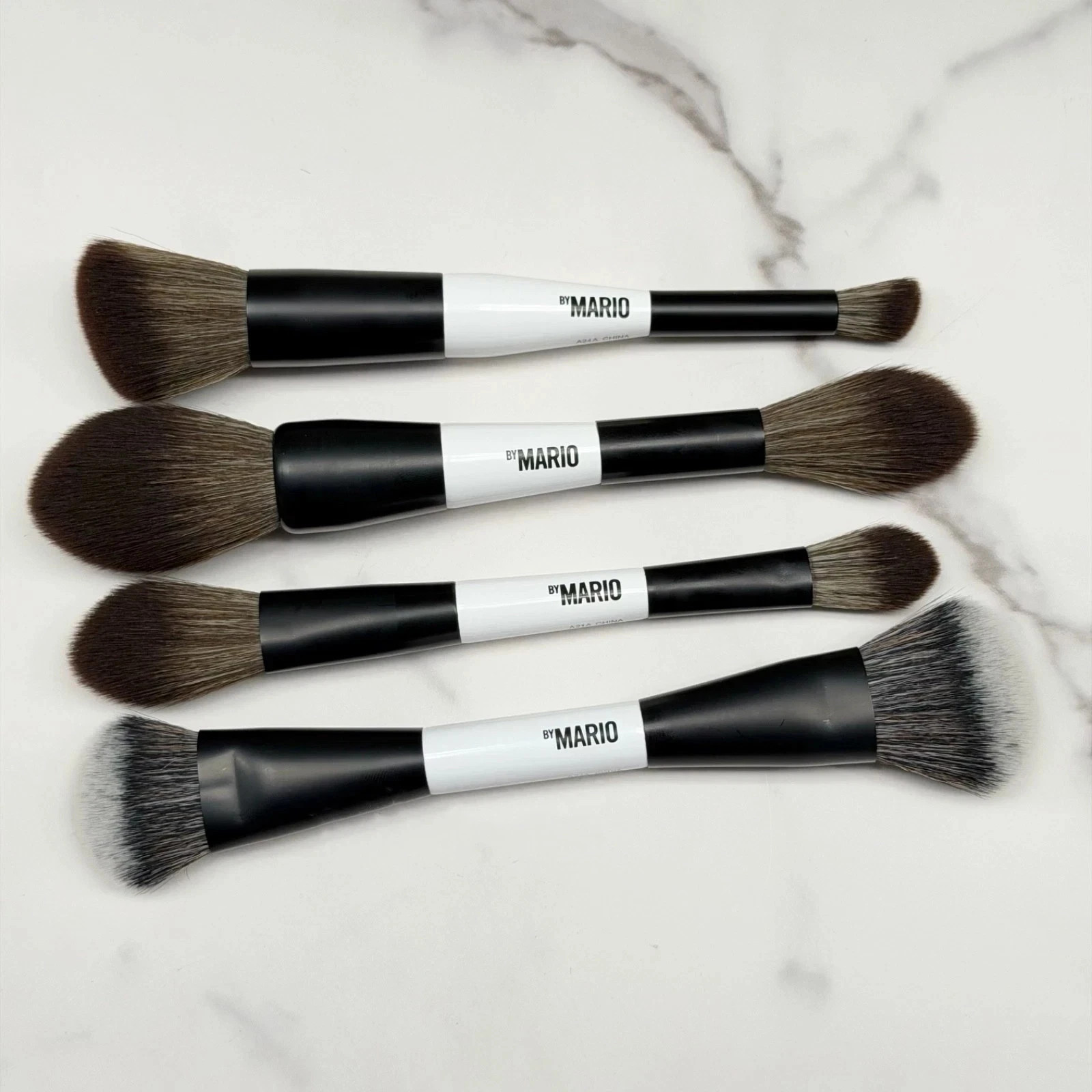 Makeup By Mario F1 F2 F3 F4 Brush Bundle Set – 4pcs Face Powder Blush FOundation