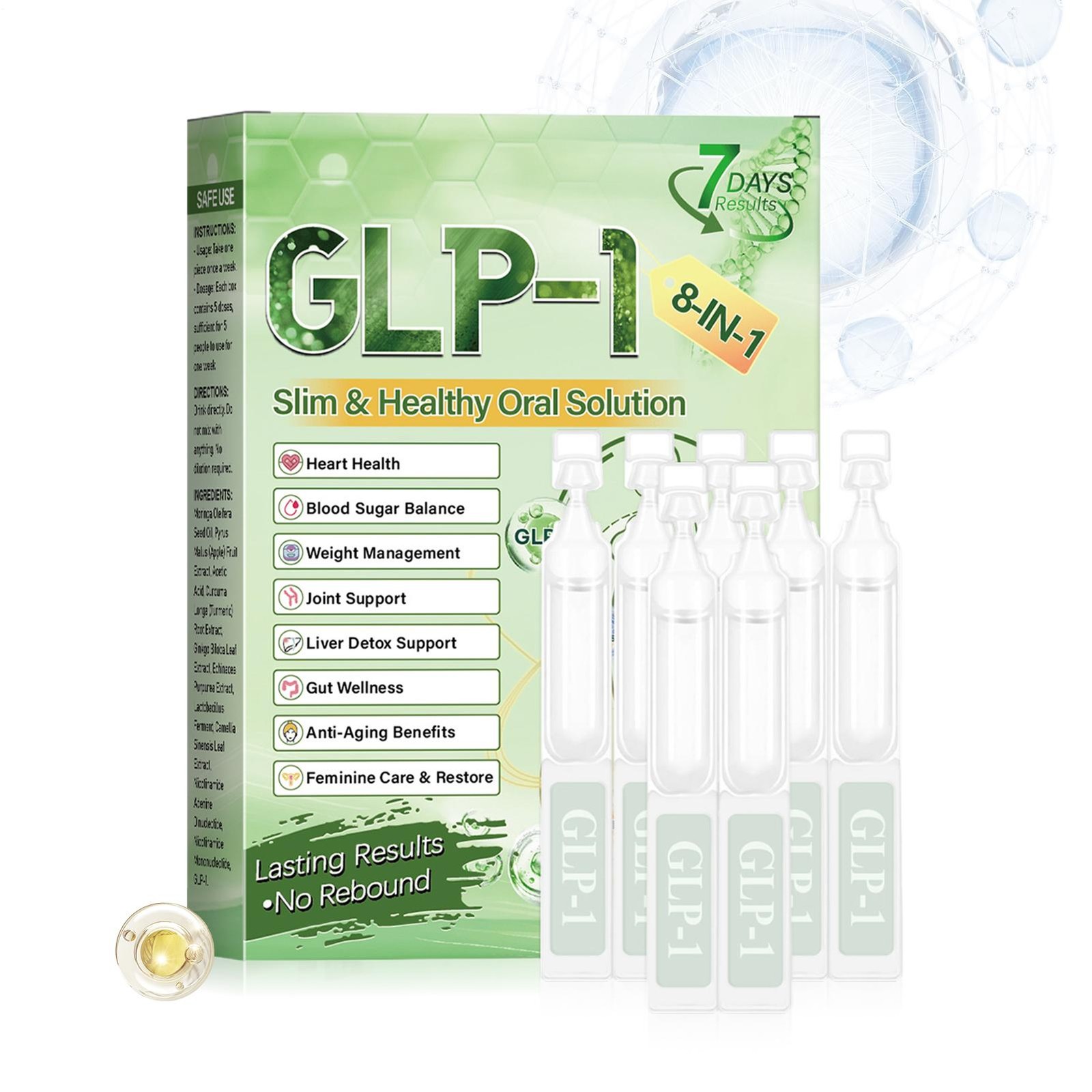 7-35pcs 8-in-1 Health Solution Oral Liquid, Advanced Body Care Liquids Drops AU