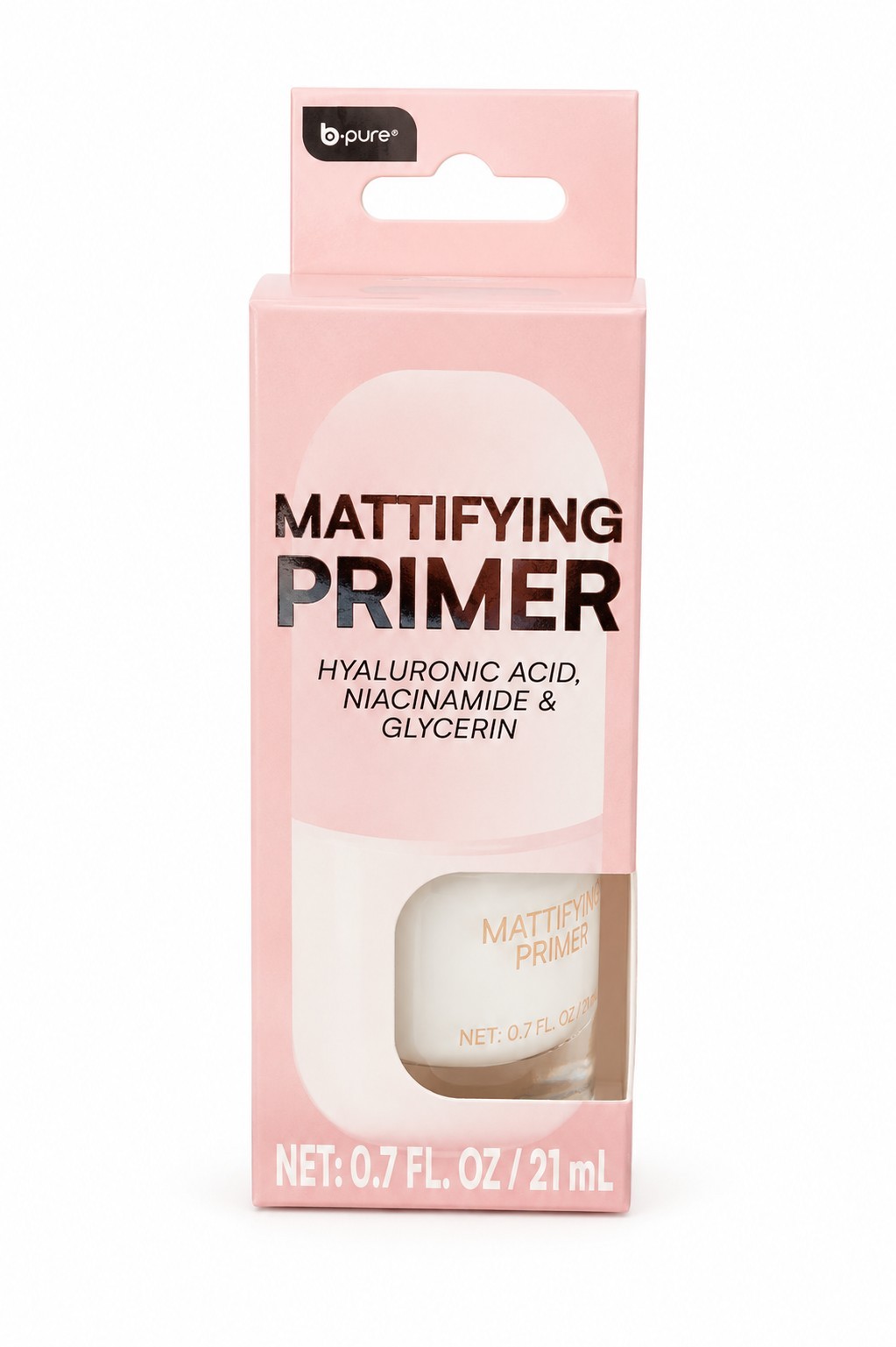 B Pure Mattifying Primer with Hyaluronic Acid & Niacinamide – 0.7fl Oz BNIB