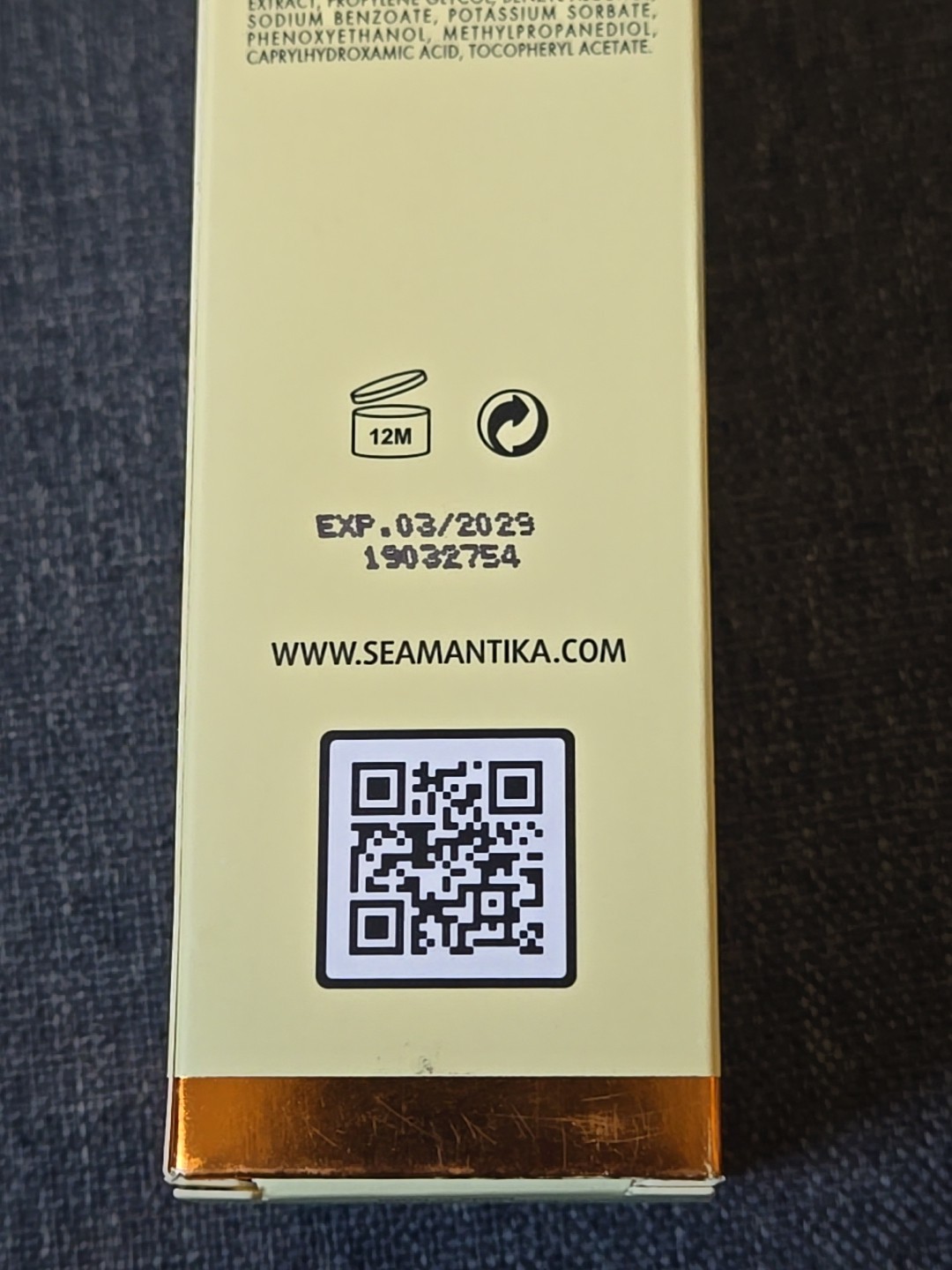 SEAMÁNTIKA REJUVENATING MINERAL FACIAL SERUM $79 On Site Made In ISRAEL.