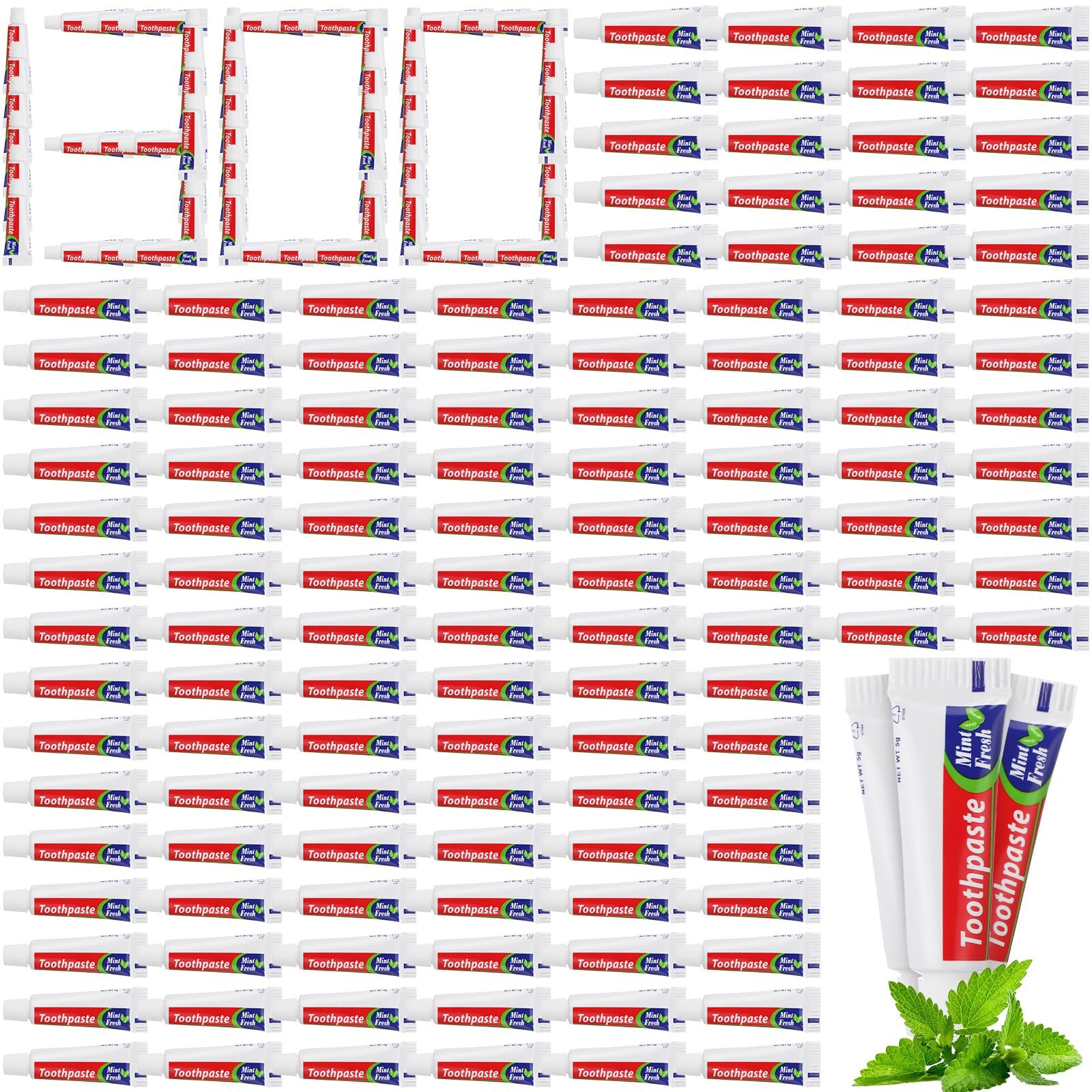 Dimsile 1300 Pcs Mini Toothpaste Bulk Regular Clean Mint Toothpaste for Bad B…