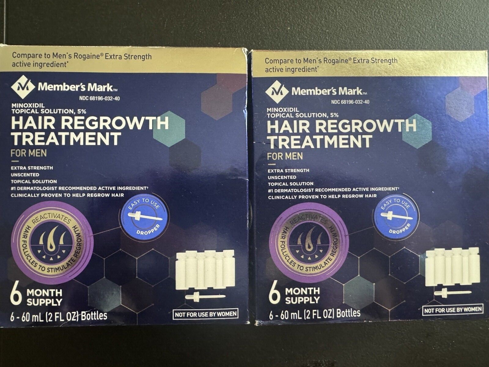 ✳️ Member’s Mark 5% Minoxidil Topical Hair Regrowth Treatment 1- 6 Months ✳️