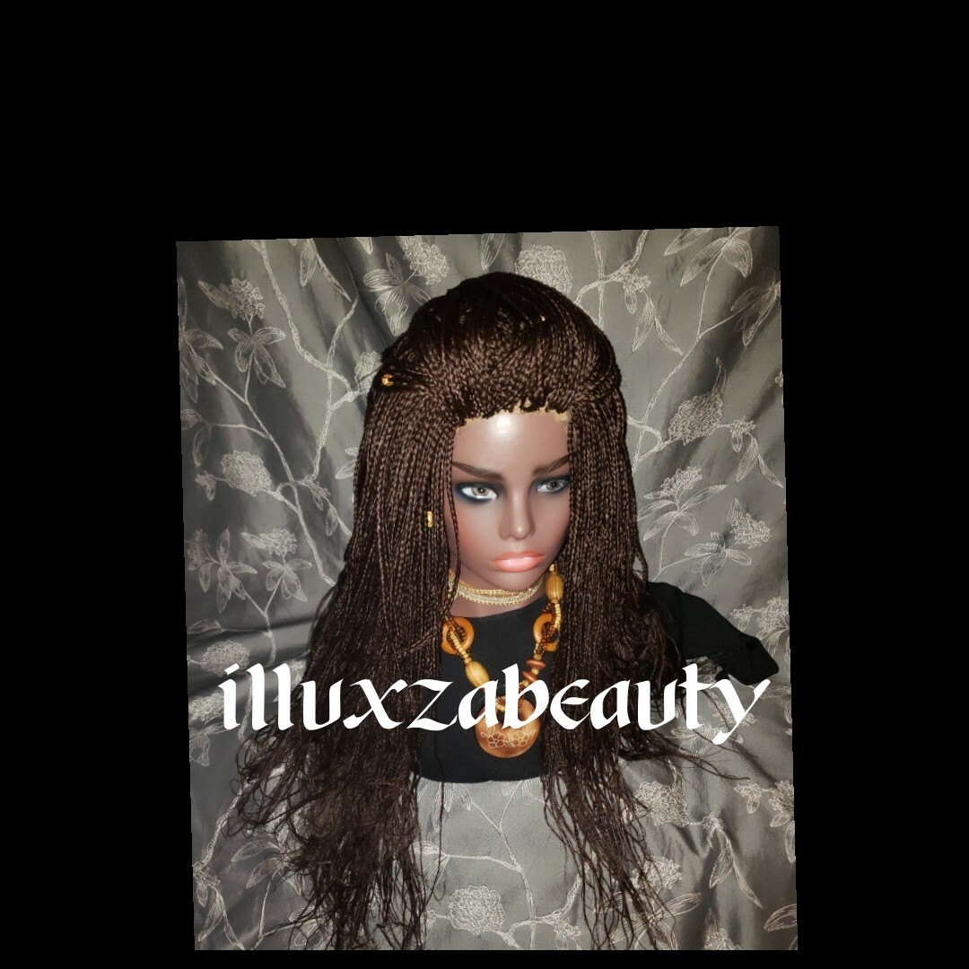 Gorgeous  Box Braided WIG no lace front  color as show in the picture 16″ to 20″