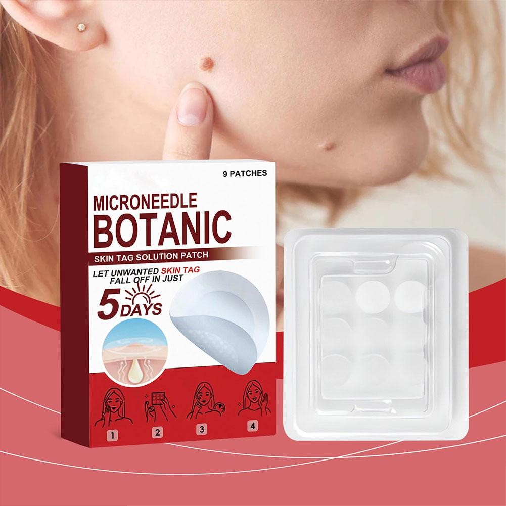 1-5 *Box MICRONEEDLE BOTANIC Skin Tag & Acne Patch Skin Tag Remover Patches