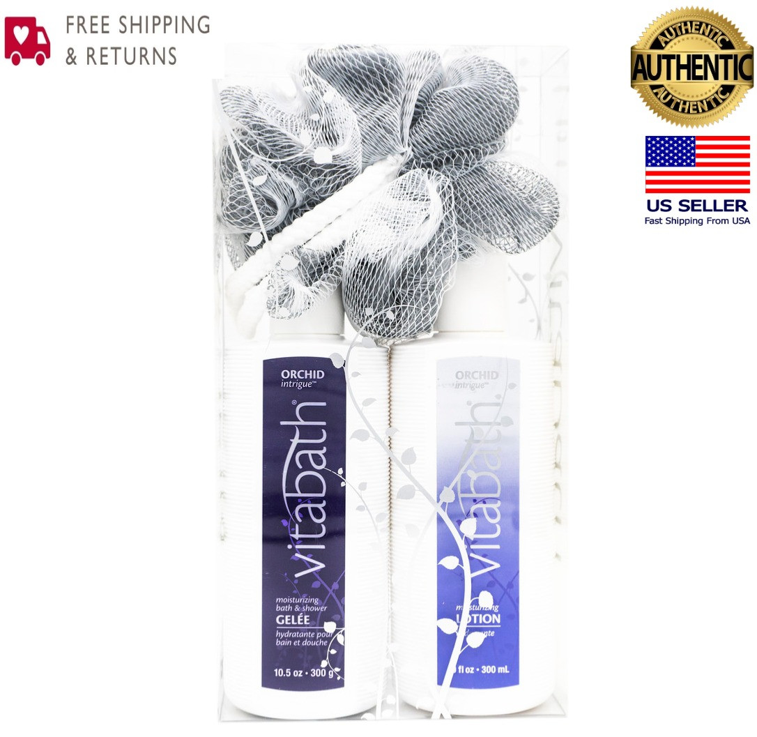 Vitabath Orchid Intrigue Everyday Skincare Set Moisturizing Shower | EXP 11-2028