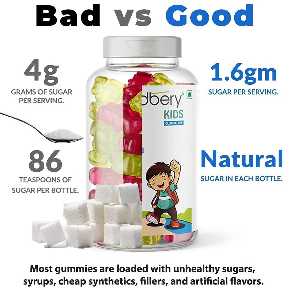 Meadbery Multivitamin And Mineral Bears Jelly Glutenfree Formula – 30 Gummys