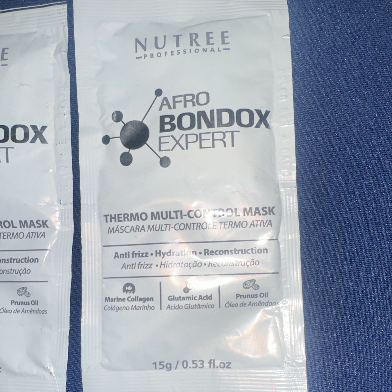 Nutree Professional Afro Bondox Thermo Multi-Control Hair Mask 15g Cruelty-Free