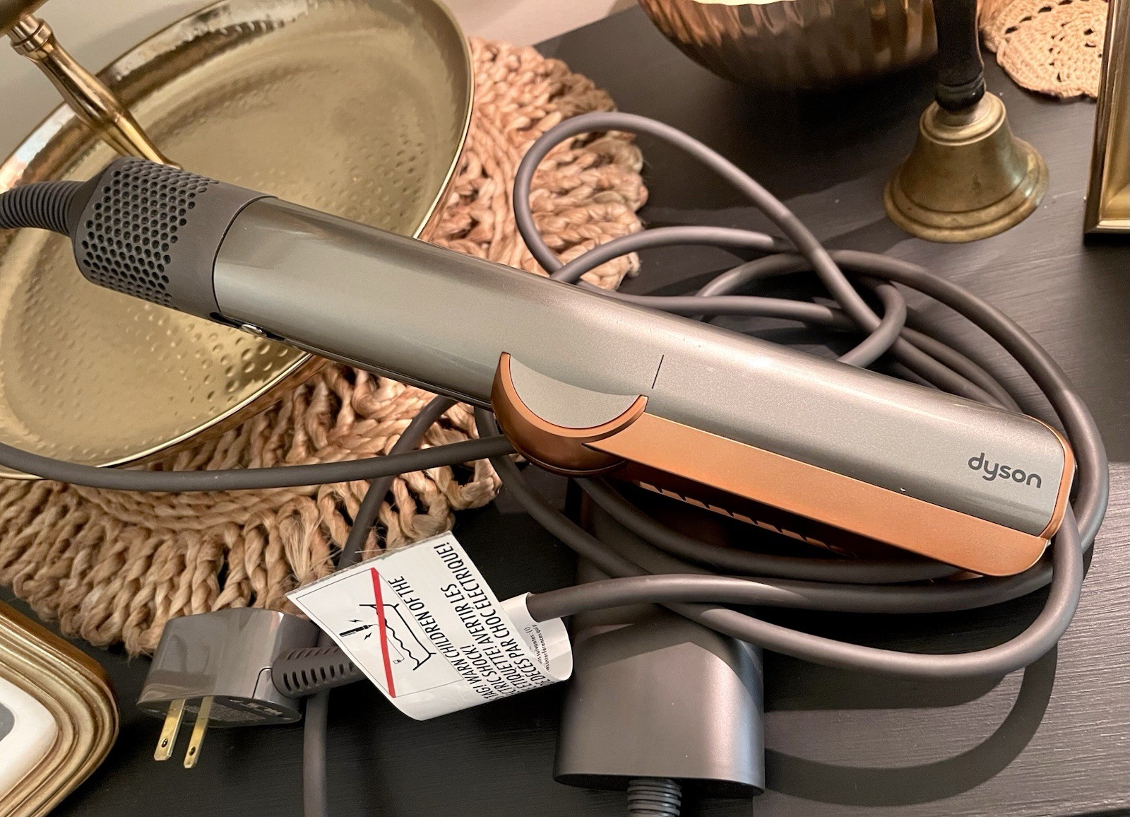 Dyson Airstrait Straightener Nickel Copper Air Straight Flat Iron (No Box)
