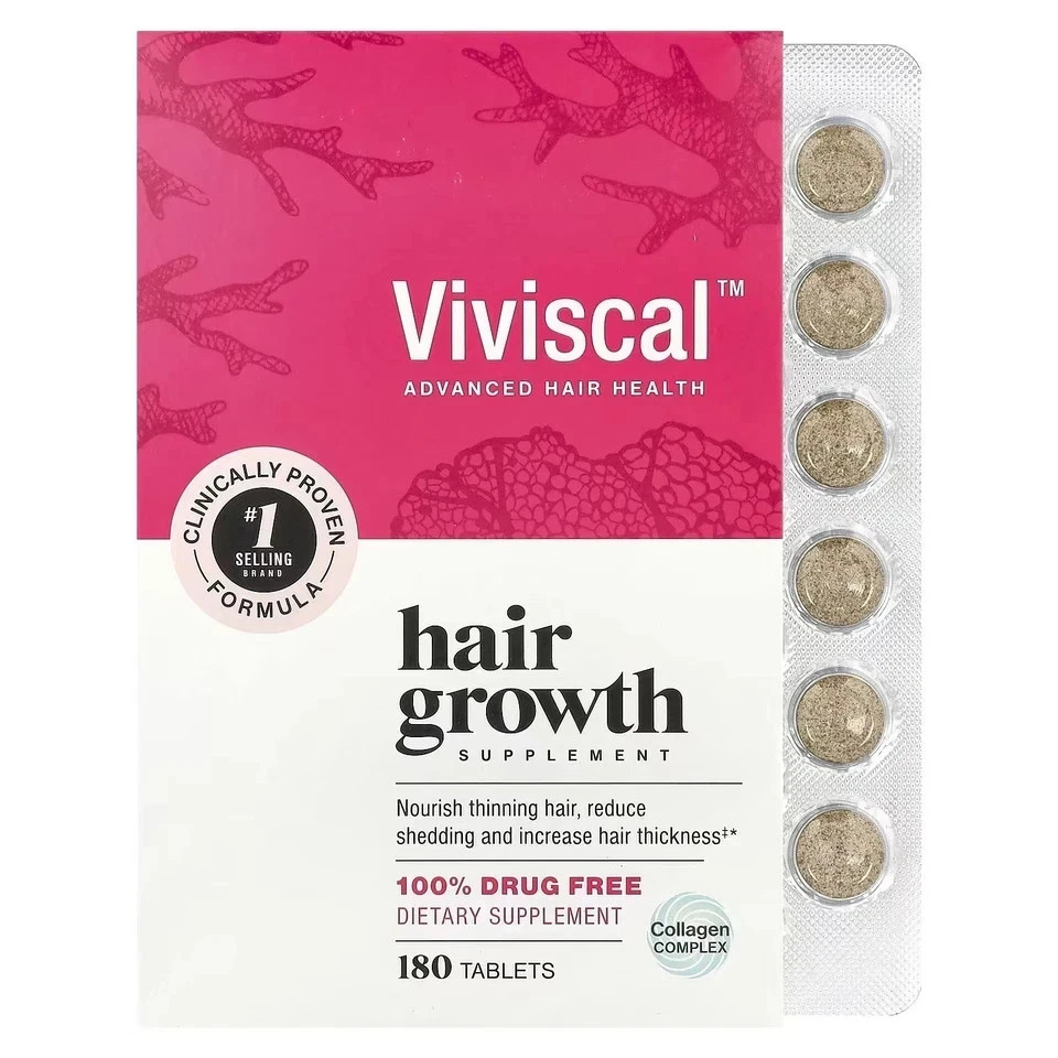 Pack of 3 Viviscal Professional Hair Growth Supplement Women 180 Tablets