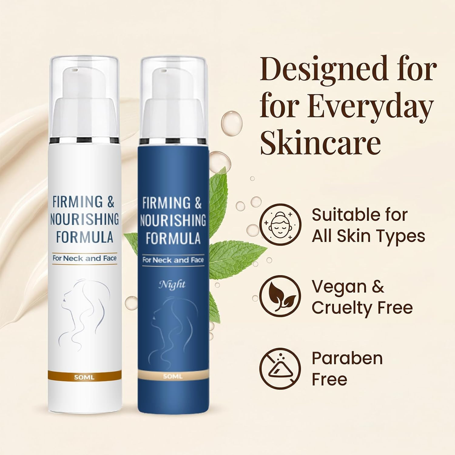 Chelsea Laboratory Firm & Restore Formula Night Cream for Face and Neck, Firming