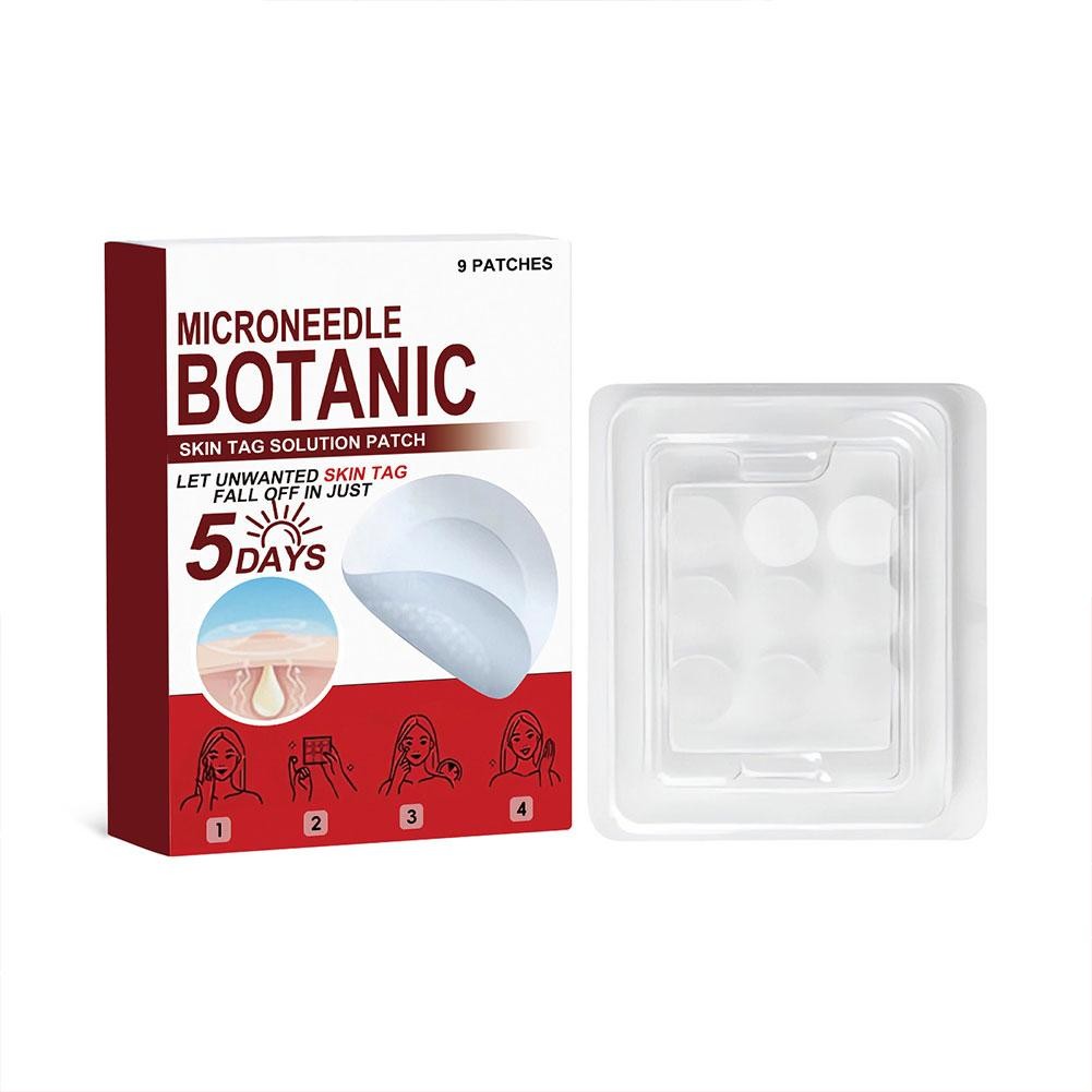 1-5 *Box MICRONEEDLE BOTANIC Skin Tag & Acne Patch Skin Tag Remover Patches