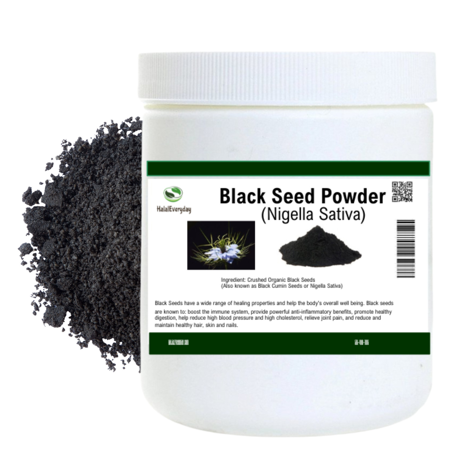 Black Seed Powder – 100% Pure Organic Cumin NIGELLA SATIVA Semilla Comino Negro