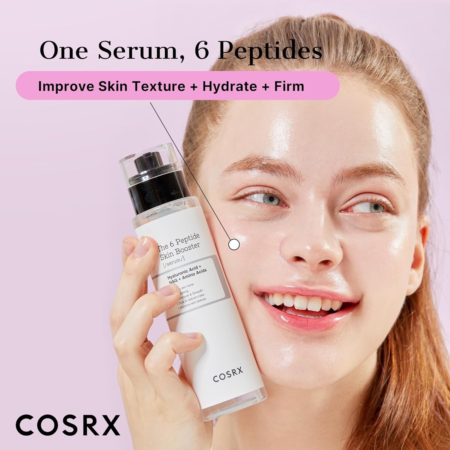 COSRX 6X Peptide Collagen Skin Booster Serum 150mL/5.07 Fl.Oz + GIFT