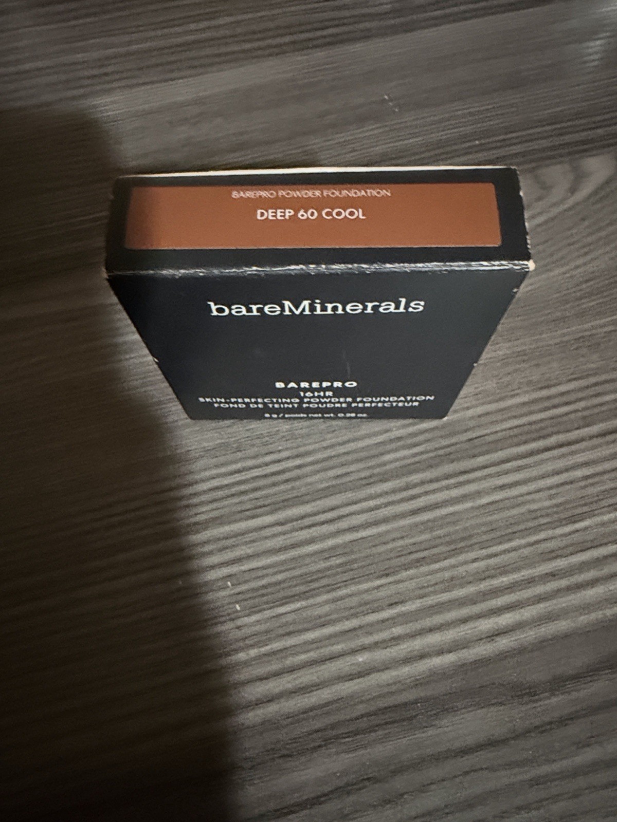 BareMinerals Barepro 16HR Skin-Perfecting Powder Foundation Deep 60 Cool NIB