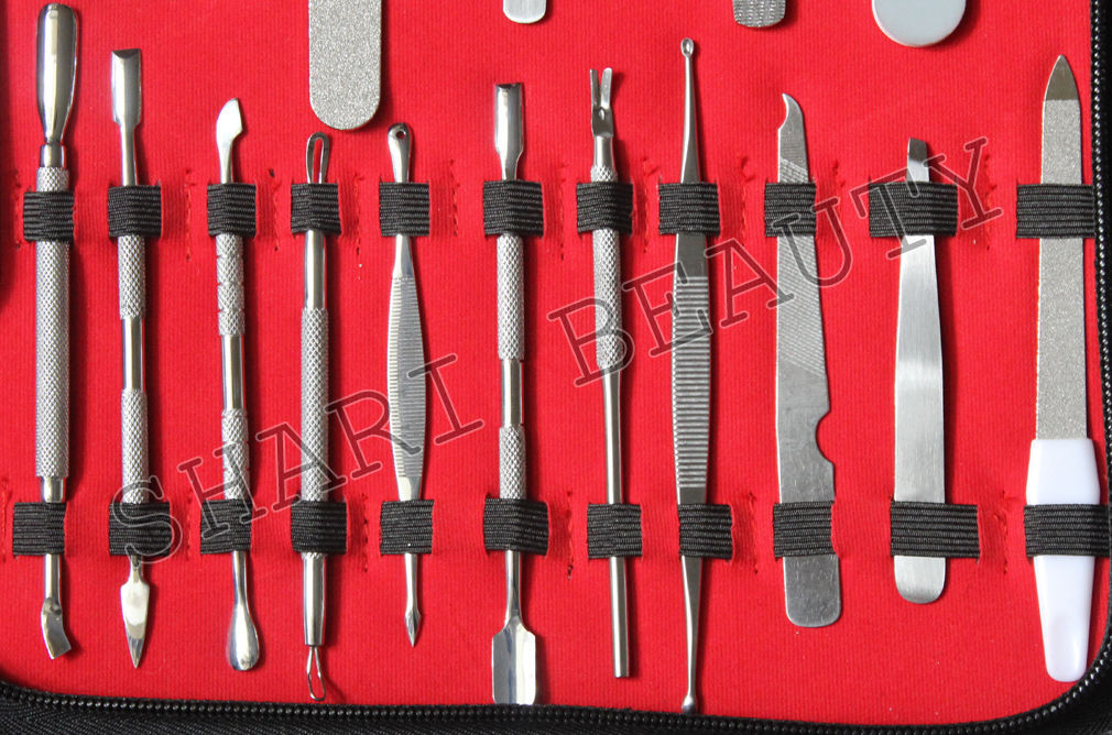 High Quality Full range German Stainless steel 27Pc Manicure & Pedicure Tool kit