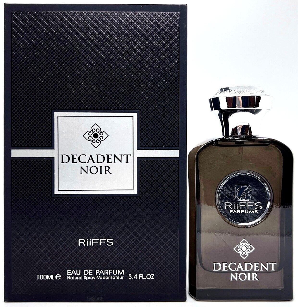 RIIFFS DECADENT NOIR EAU DE PARFUM SPRAY FOR MEN 3.4 Oz / 100 ml BRAND NEW ITEM!