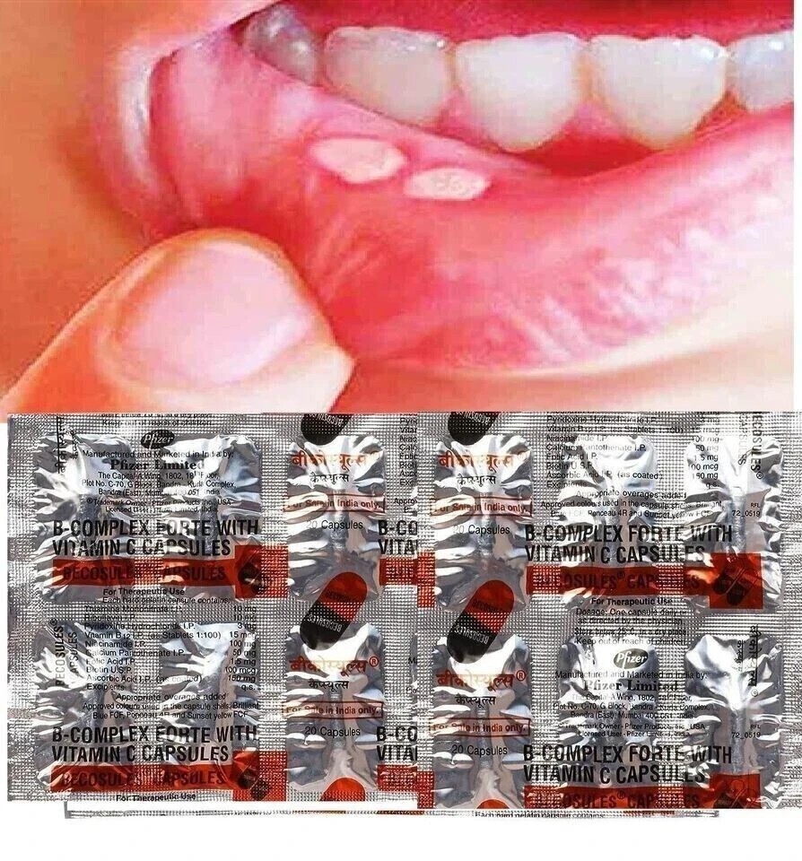 Becosules Multivitamin ,Vitamin C & B-Complex Vitamins – 200 Capsule + Free Ship