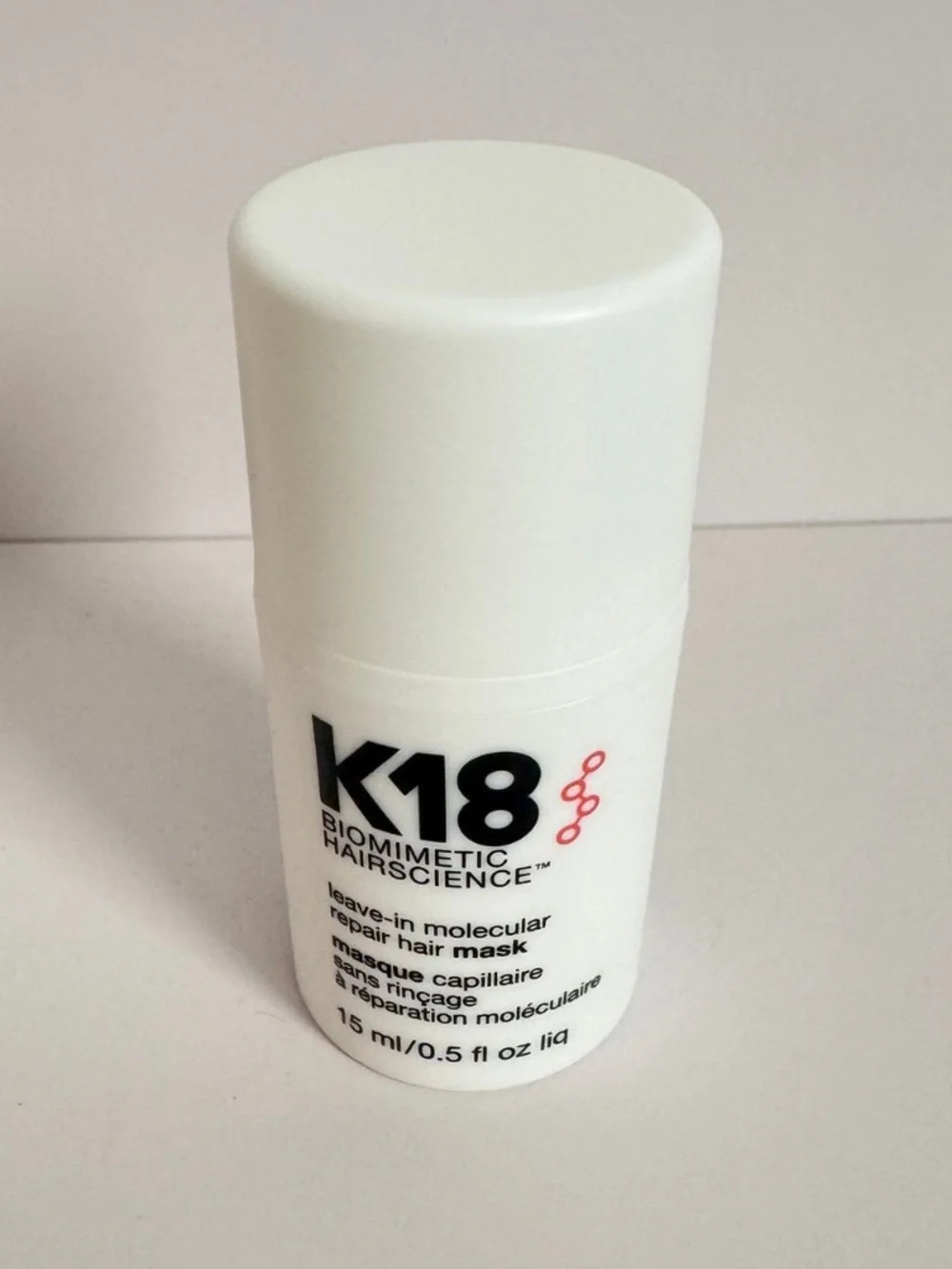 K18 Leave-In Molecular Repair Hair Mask – (15ml/0.5 oz)- NEW