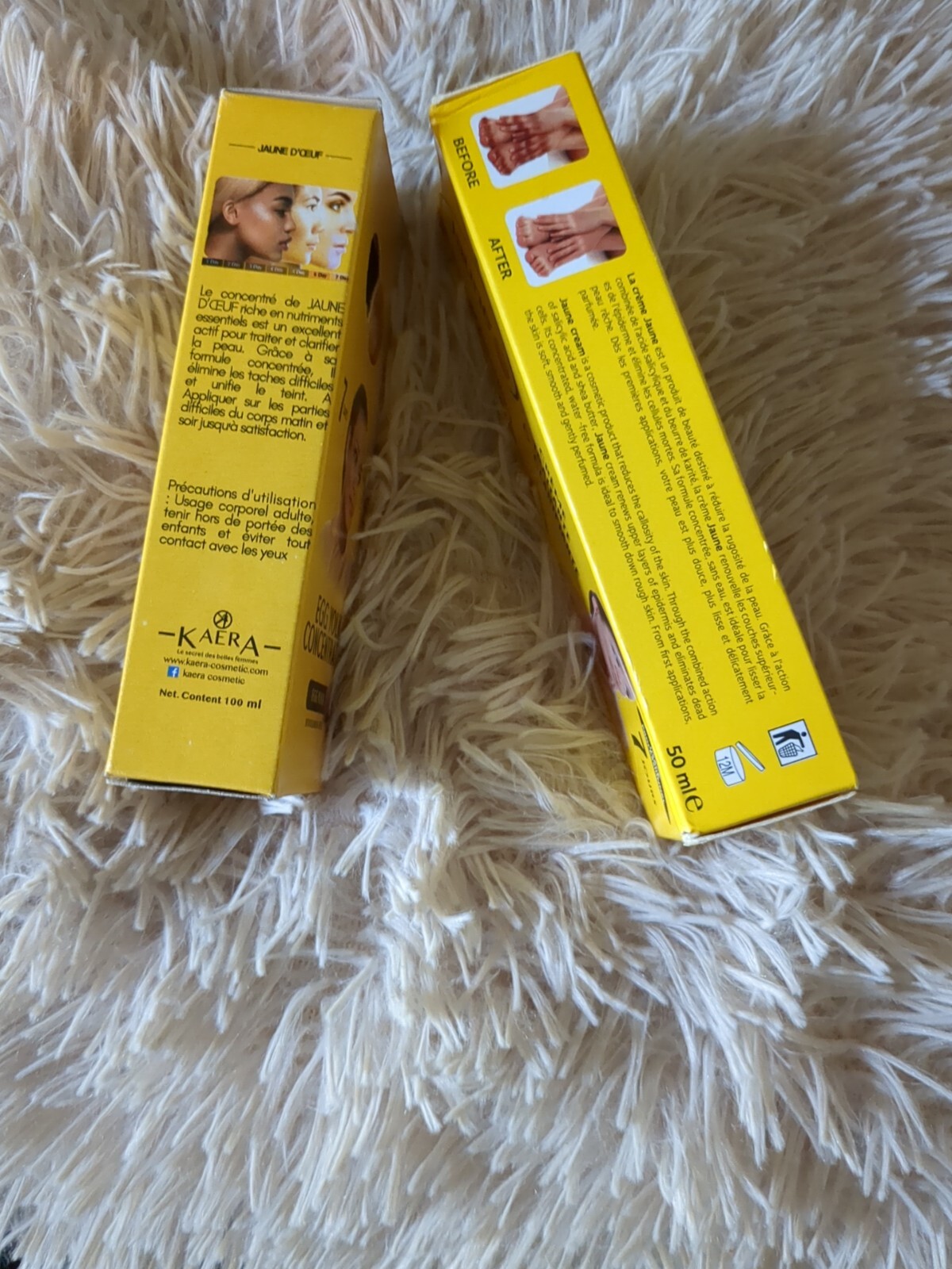 JAUNE D’OEUF Treating Clarifying Concentrated Egg Yolk Serum And Cream 50ml
