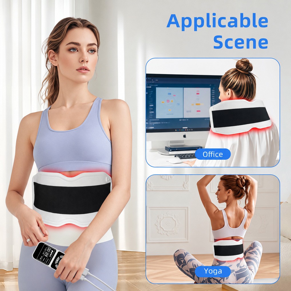 660nm 850nm 940nm Infrared Heating Pad Red Light Therapy Belt for Joints Pain
