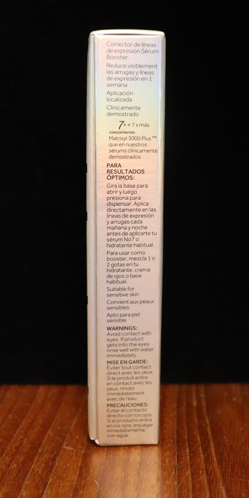 NEW No7 Laboratories Line Correcting Booster Serum For Deep Lines & Wrinkles