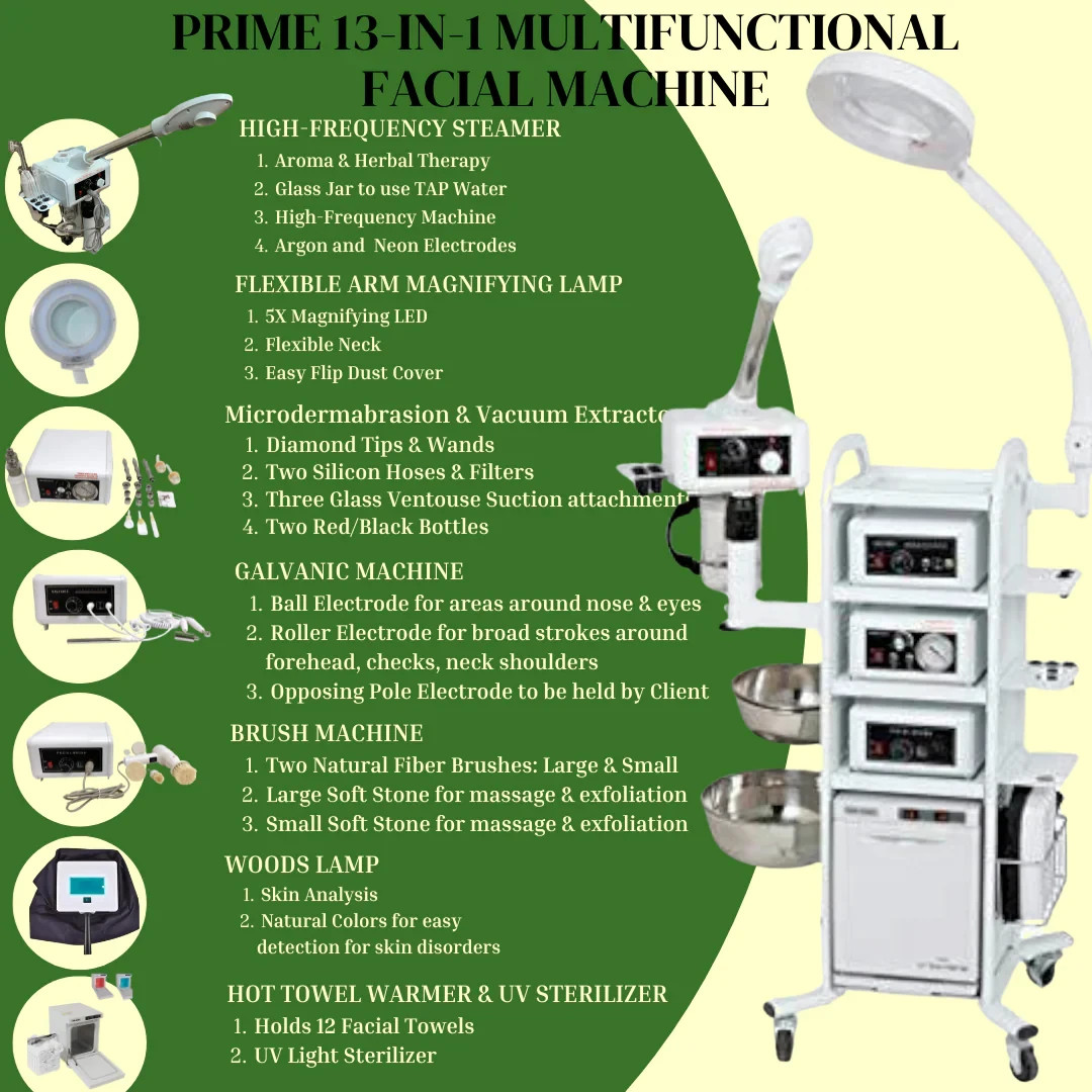 Prime Facial Machine 13 In 1 multifunctional facial machine