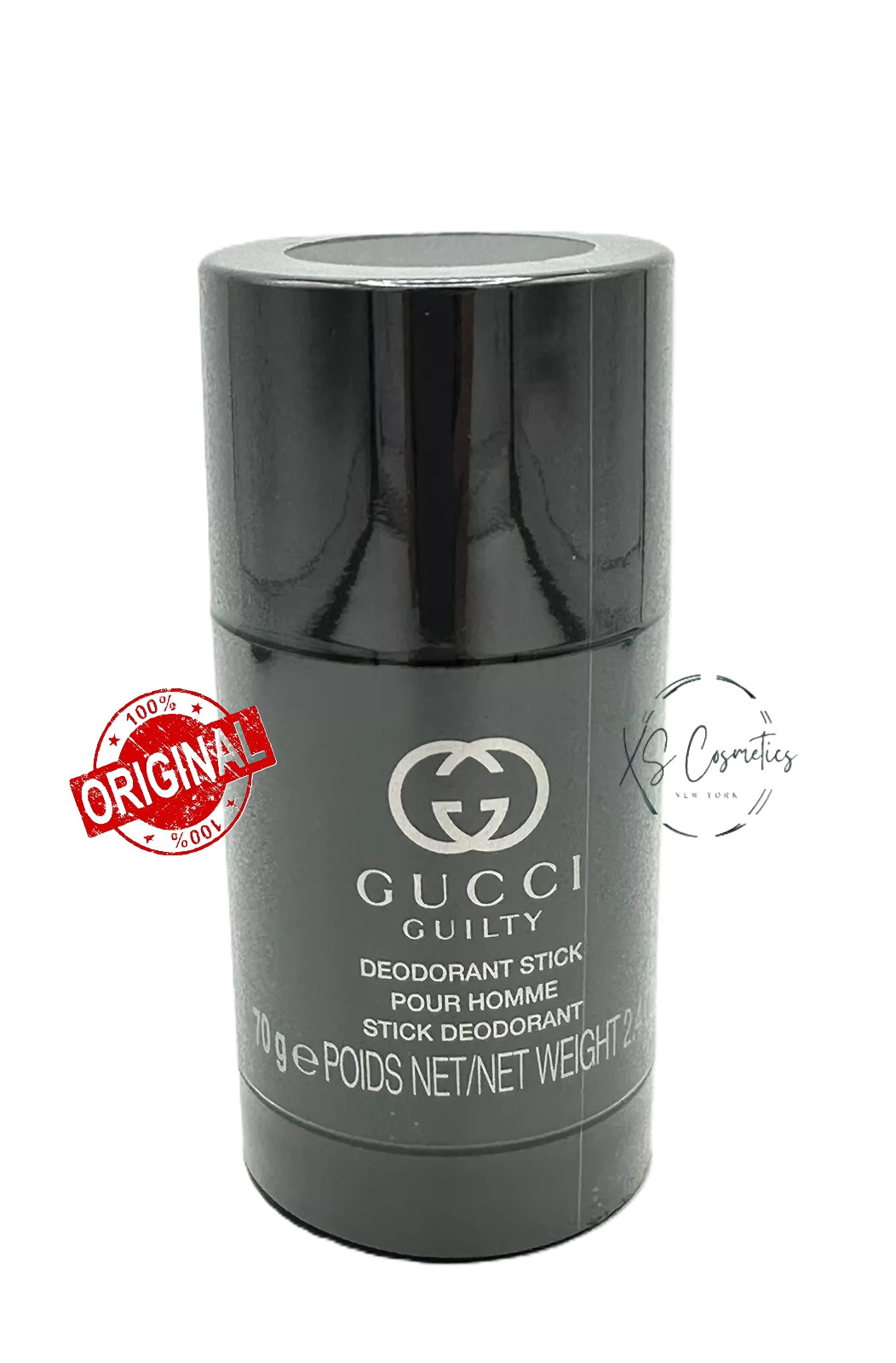 GUCCI GUILTY Pour Homme Men Deodorant Stick 2.4 oz / 75 ml (New No Box)