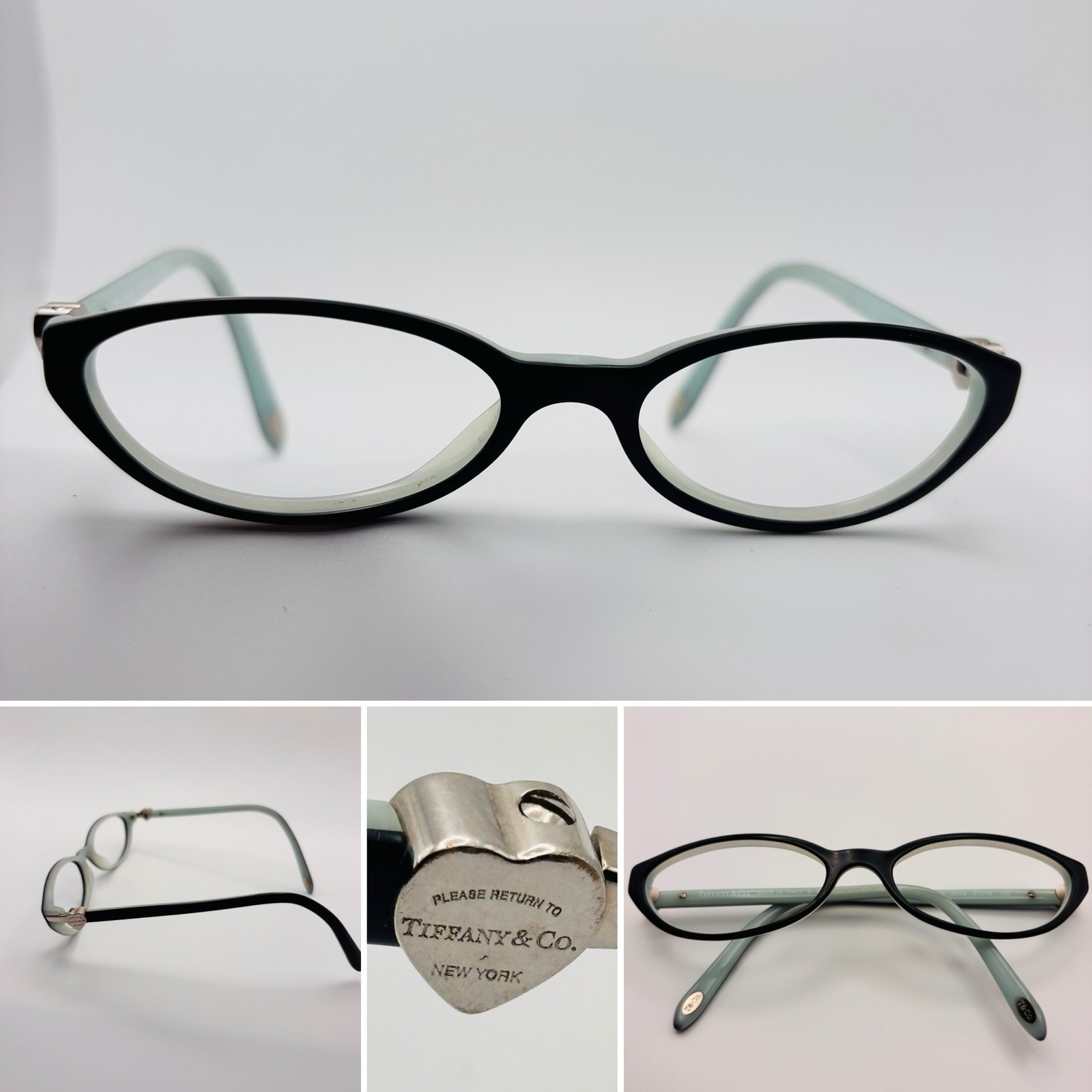 Tiffany&Co Eyeglasses, Frames Only, TF 2033 8055, 51-16-135, Plastic, Italy Blue