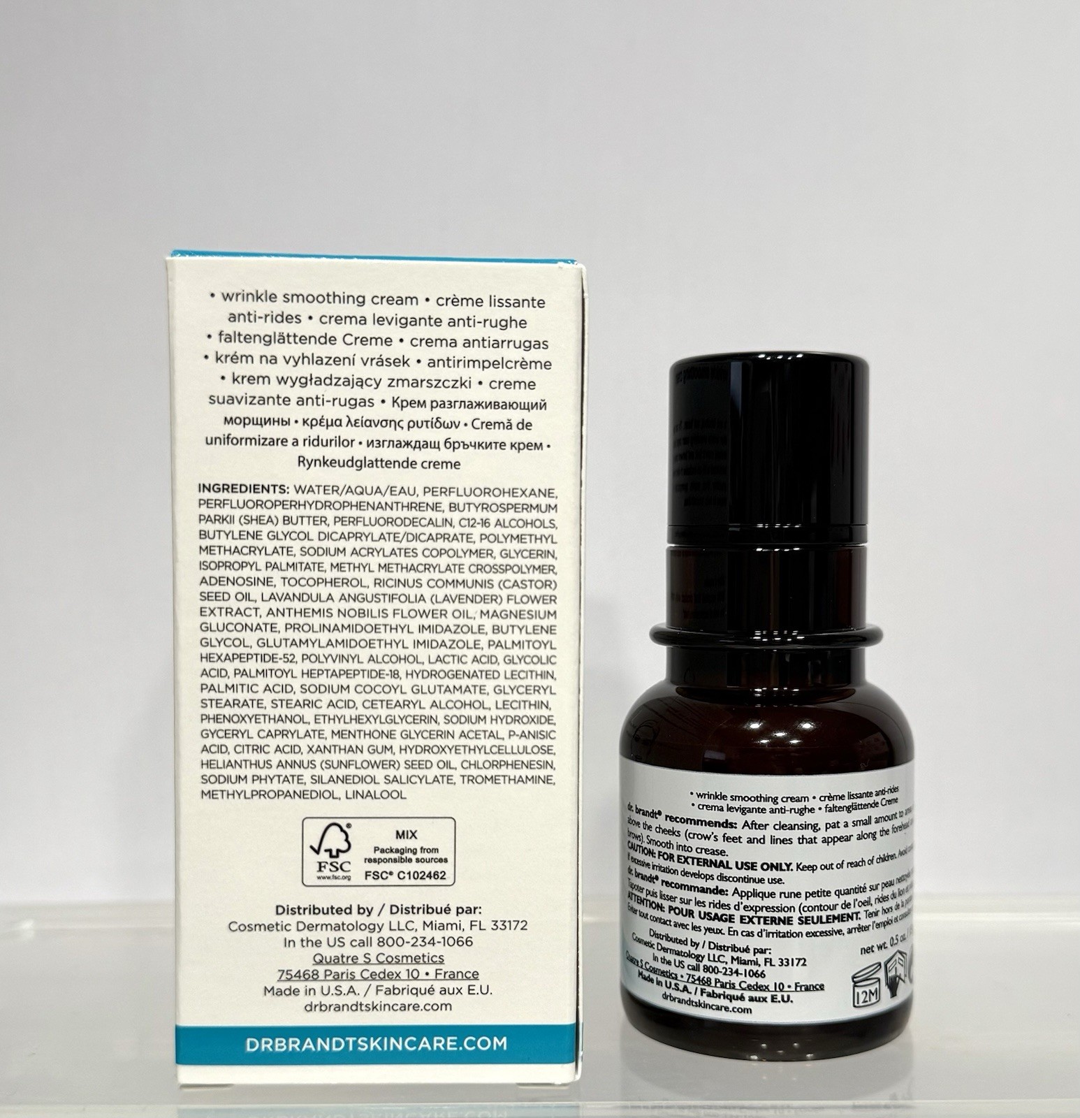 Dr. Brandt Needles No More Wrinkle Smoothing Cream 0.5 Fl Oz / 50 g NEW