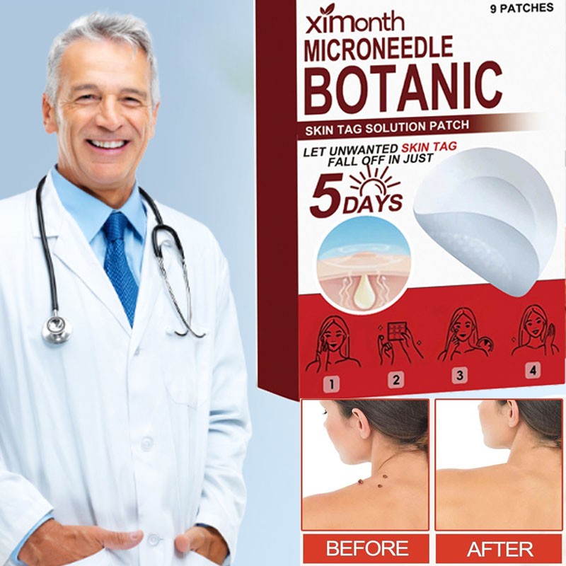 1-5 *Box MICRONEEDLE BOTANIC Skin Tag & Acne Patch Skin Tag Remover Patches
