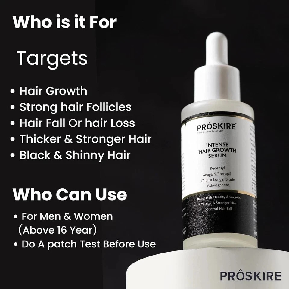 Proskire Intense Hair Growth Serum – 30 ml