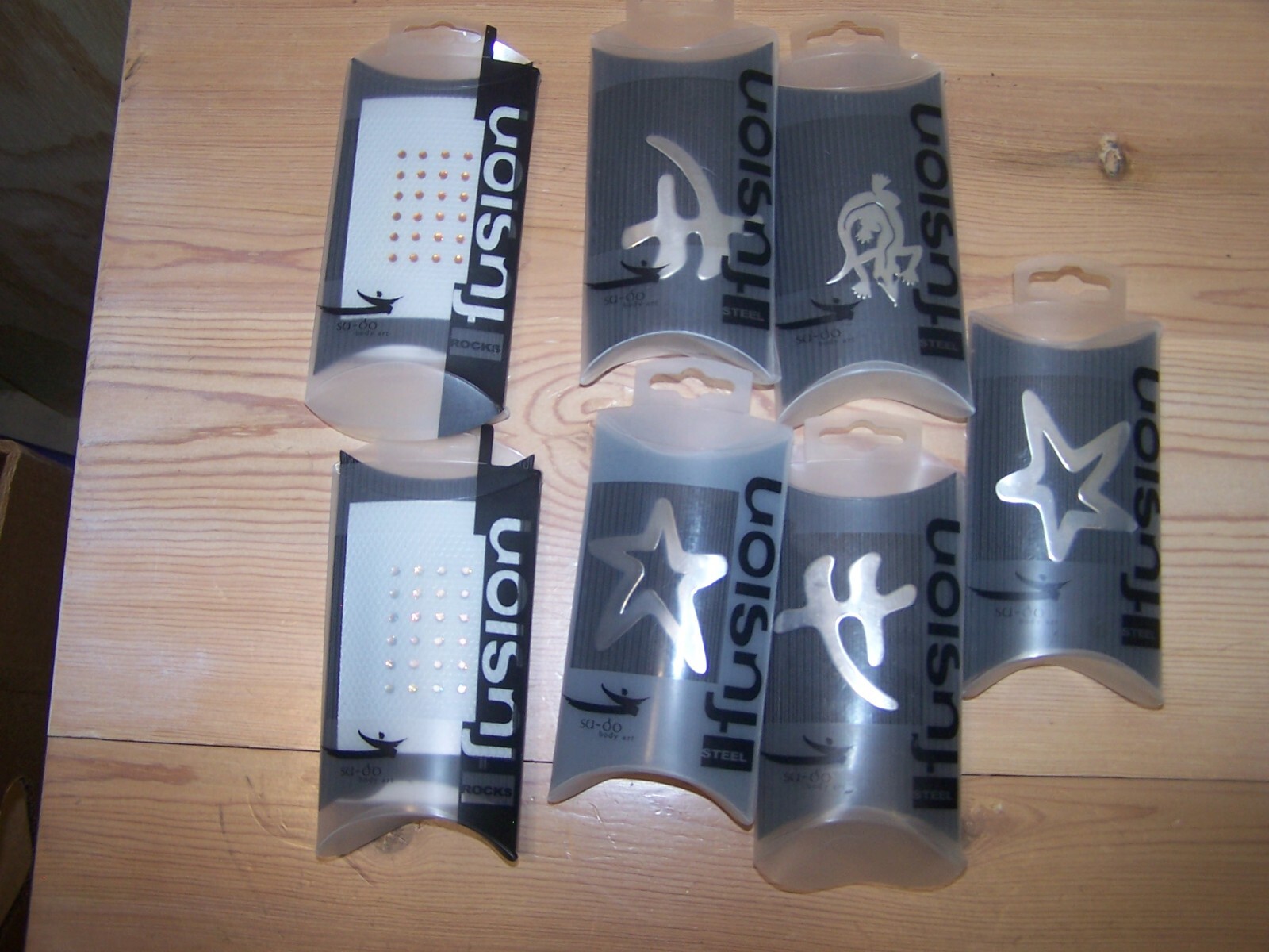 NEW IN PKG Unique 7 PCS Su-do Body Art fusion steel from United Kingdom