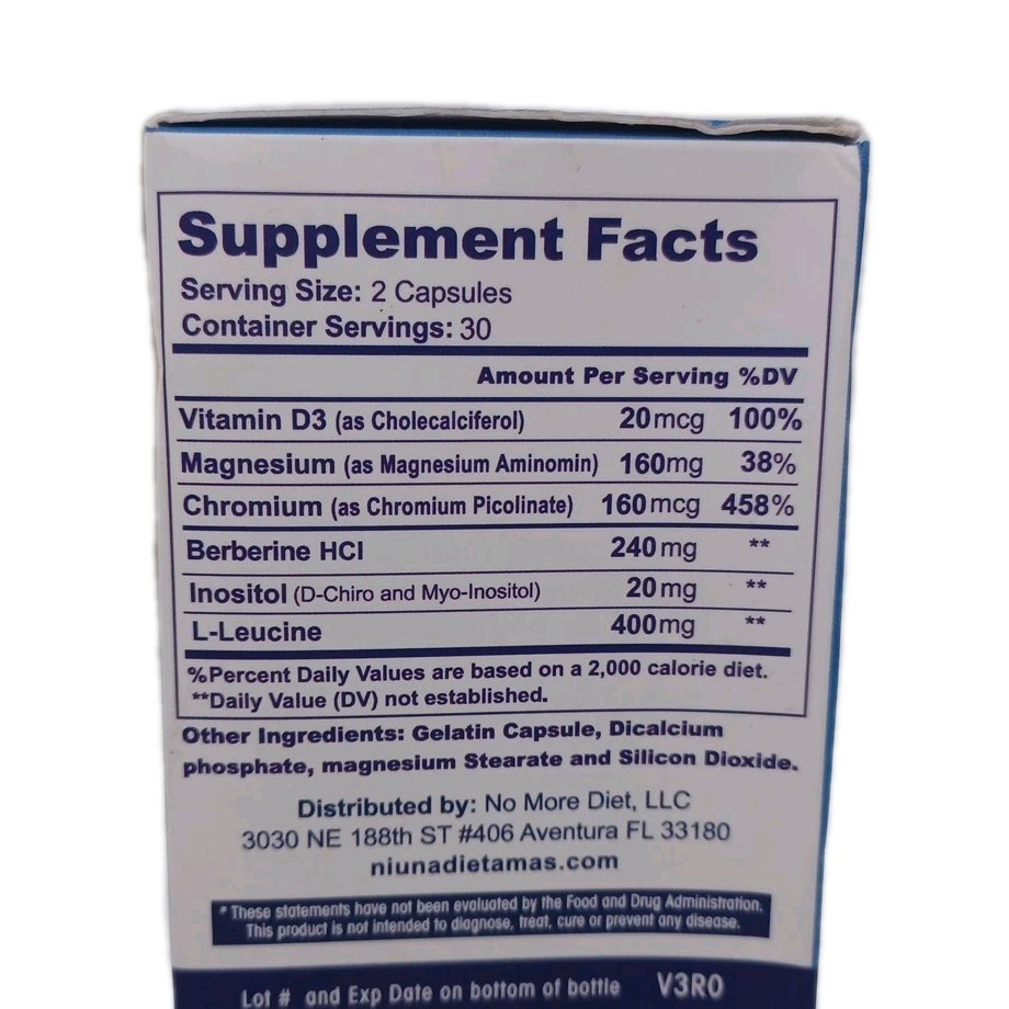Natural Alternative – Reduce Fat and Stop Sugar Cravings – Weight Loss Aid NEW